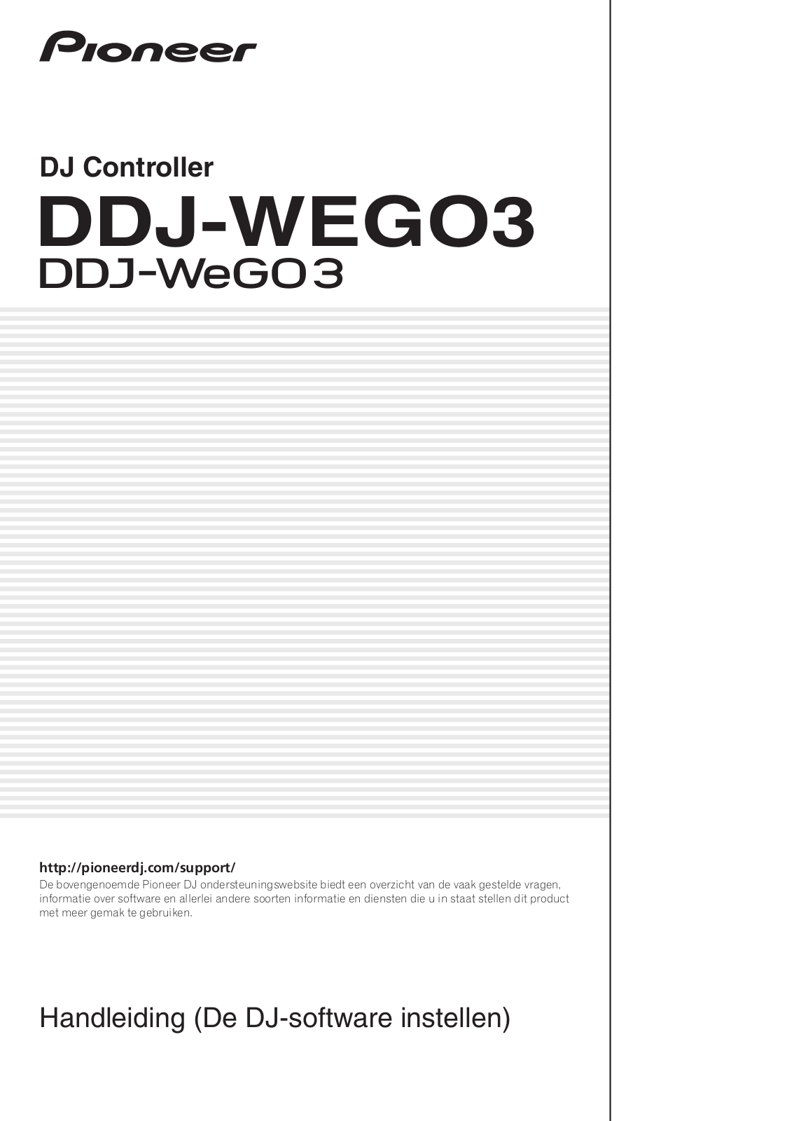 Pioneer DDJ-WeGO3 Software manual