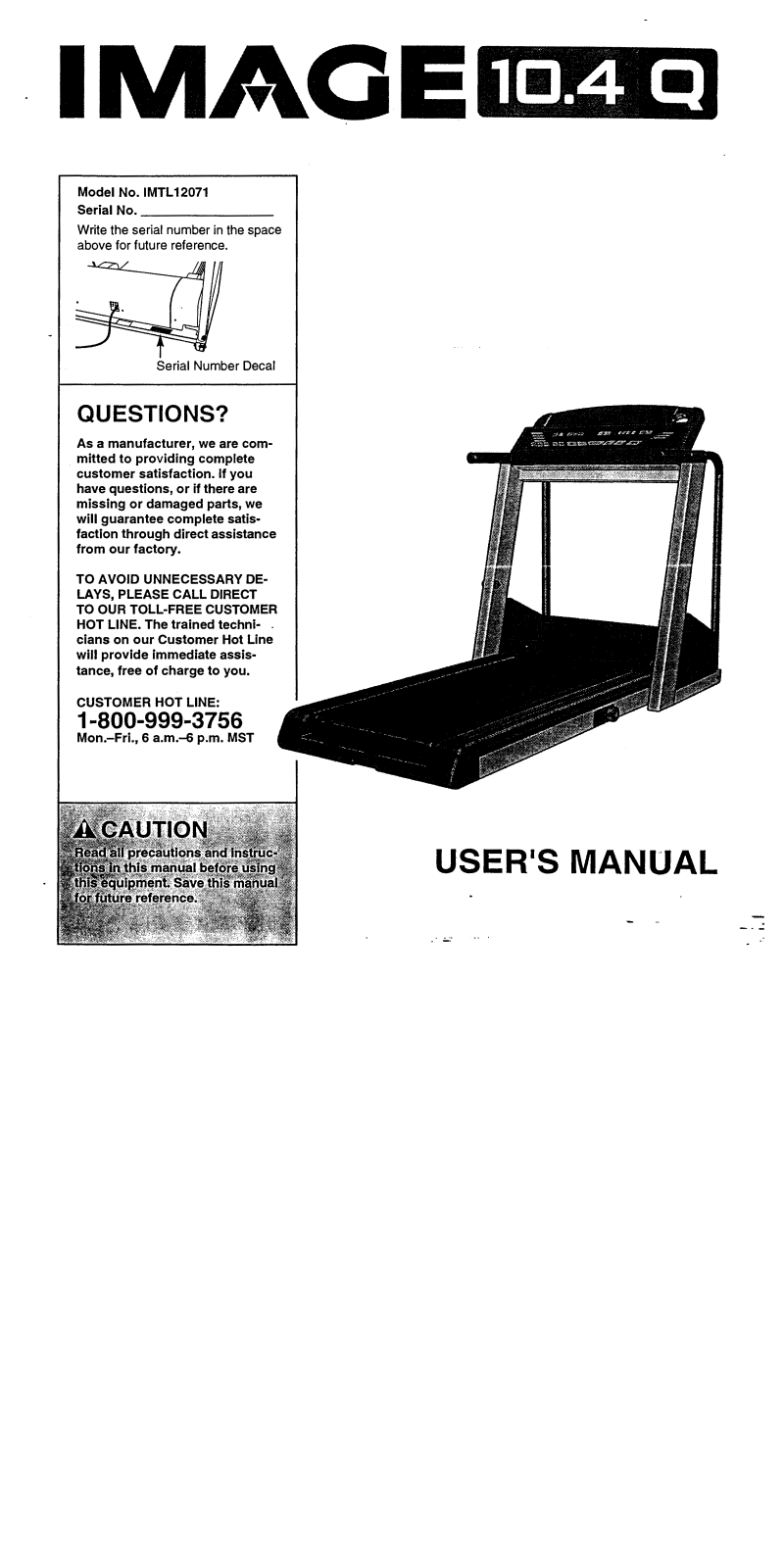 Image IMTL12071 Owner's Manual