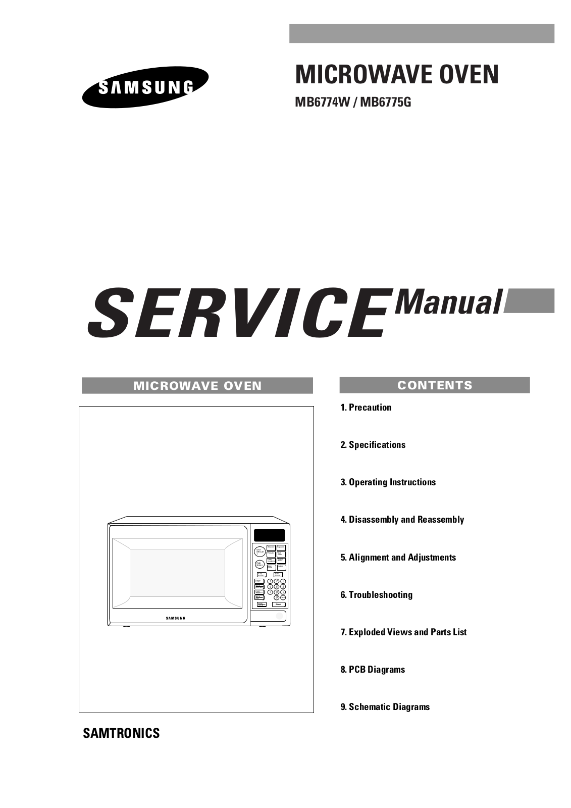 Samsung MB6774W, MB6774W-SAM Service Manual