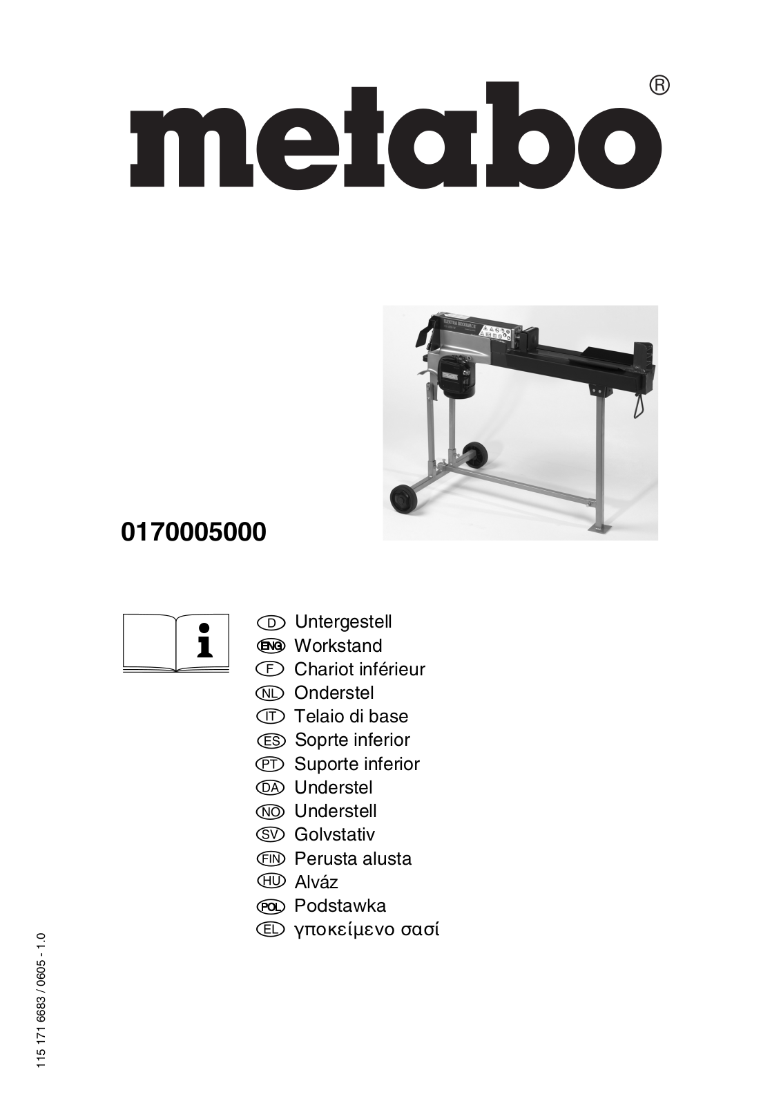 Metabo 0170005000 User guide - ManualMachine.com