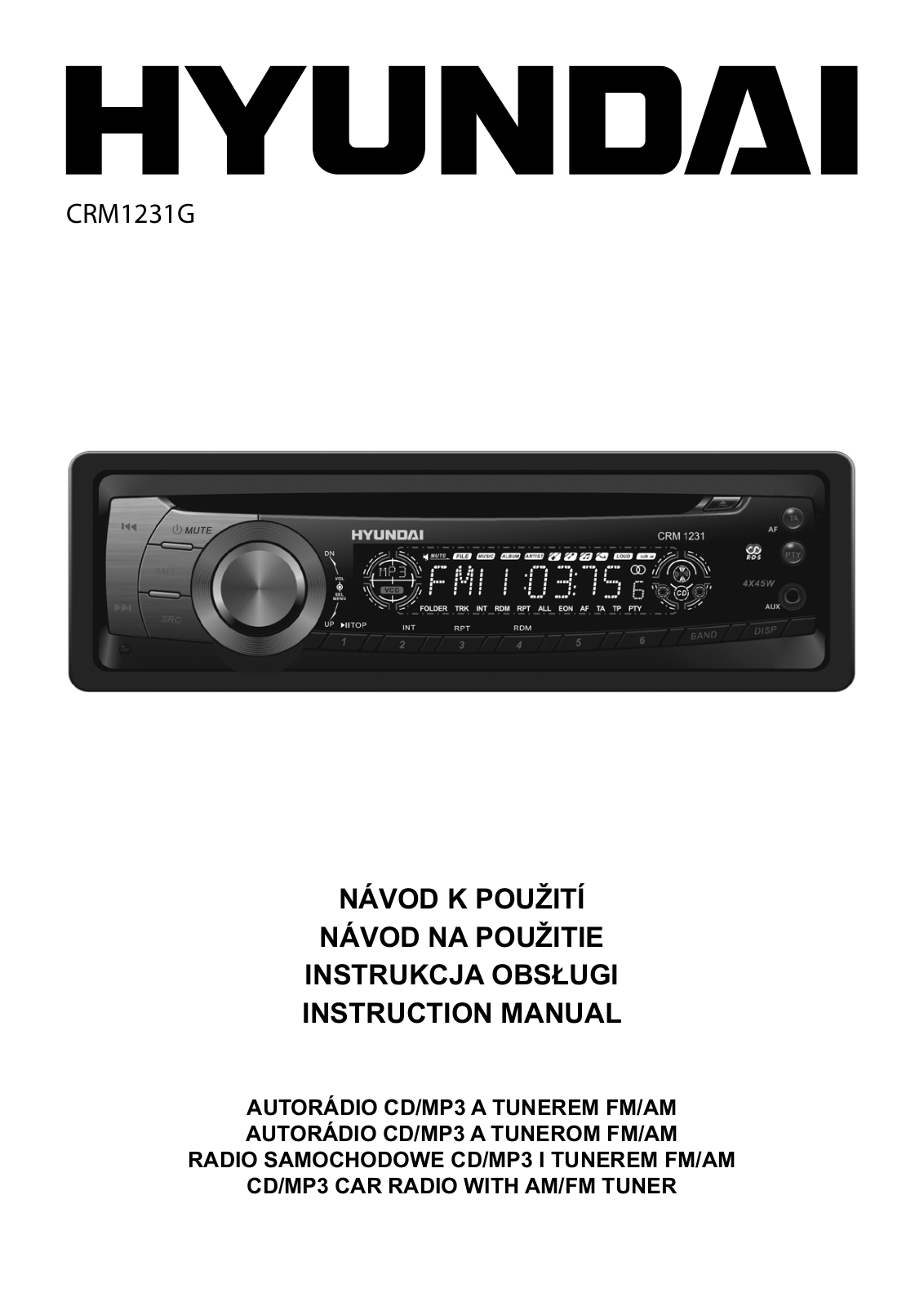 Hyundai CRM 1231G User Manual