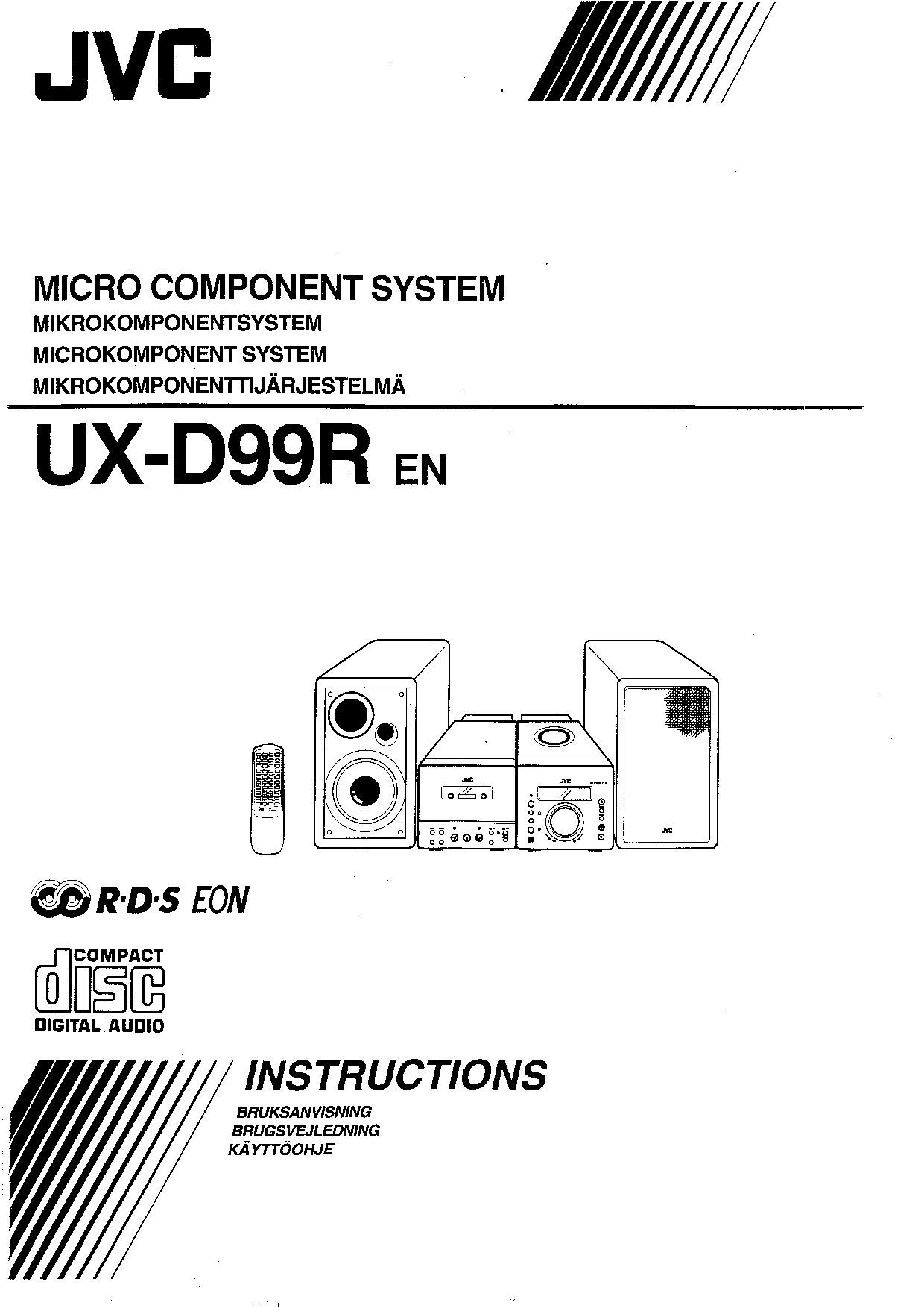 JVC UX-D99R User Manual