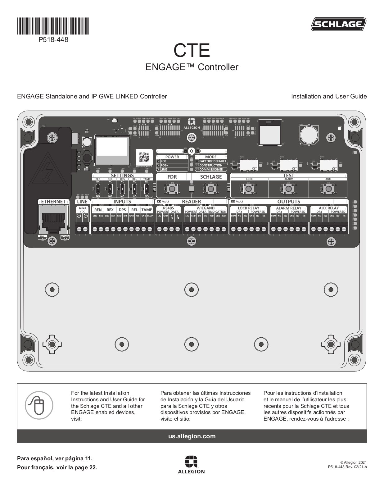 Schlage ENGAGE User Manual