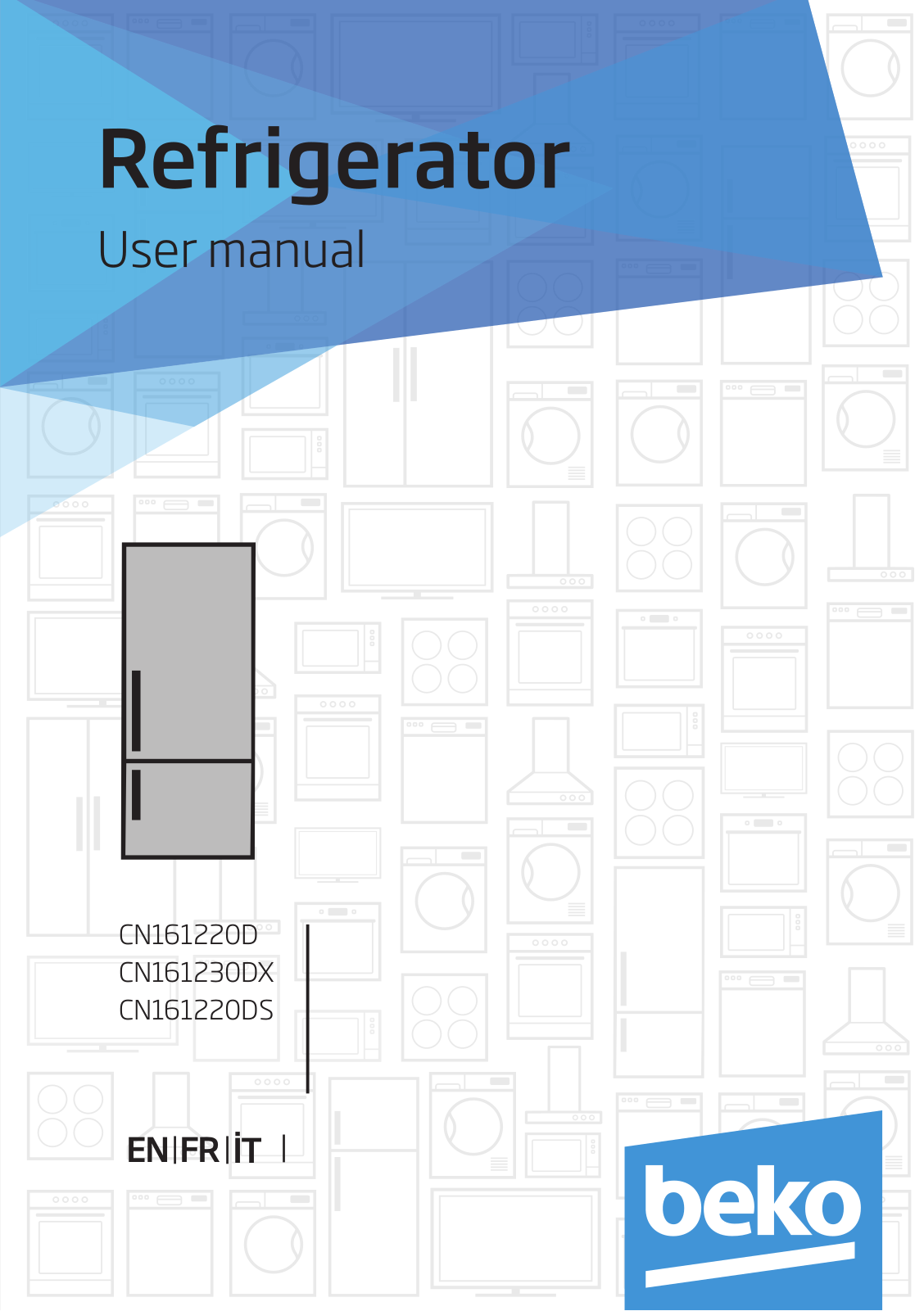 Beko CN161220D, CN161230DX, CN161220DS User manual