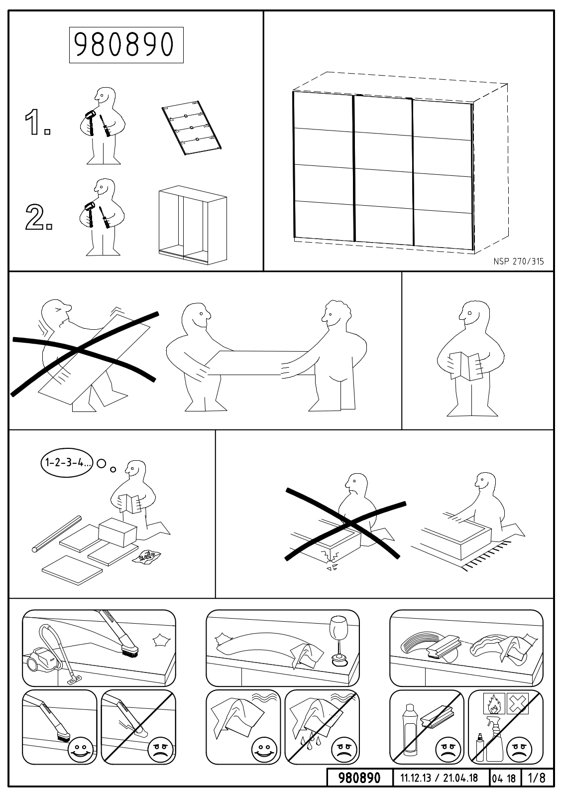 Wimex 980104 Assembly instructions