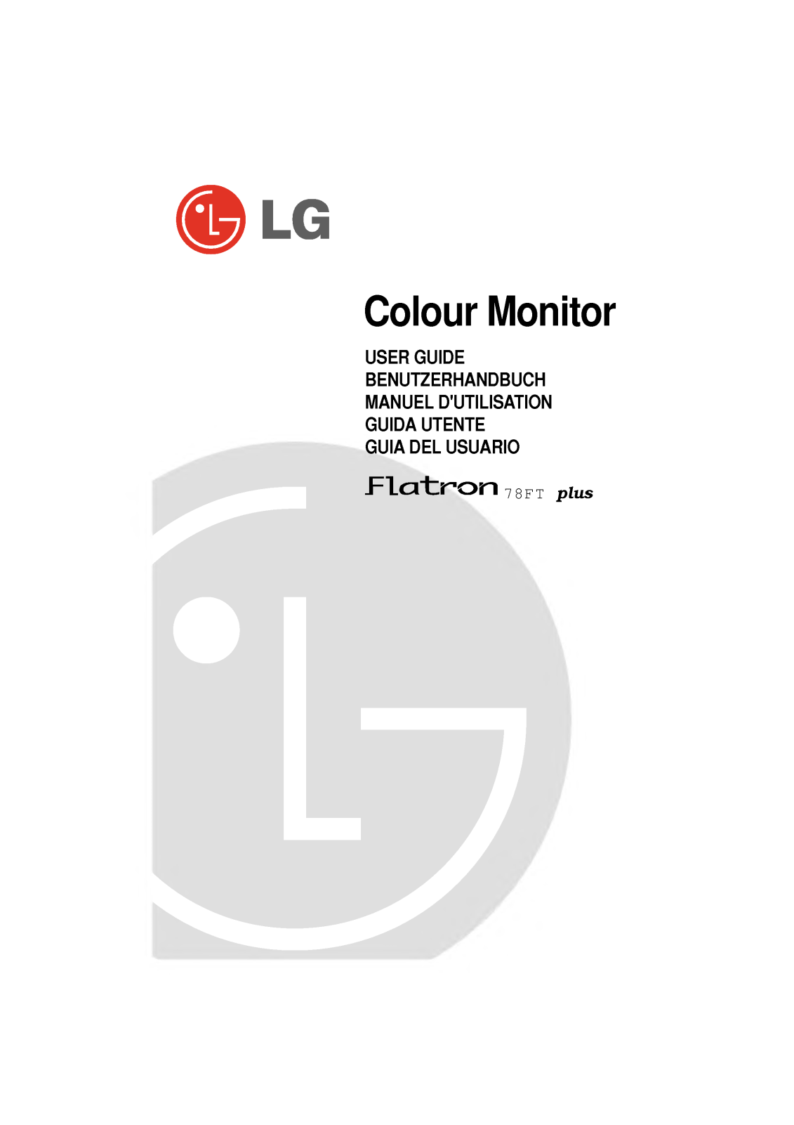 Lg FLATRON 78FT PLUS User Manual