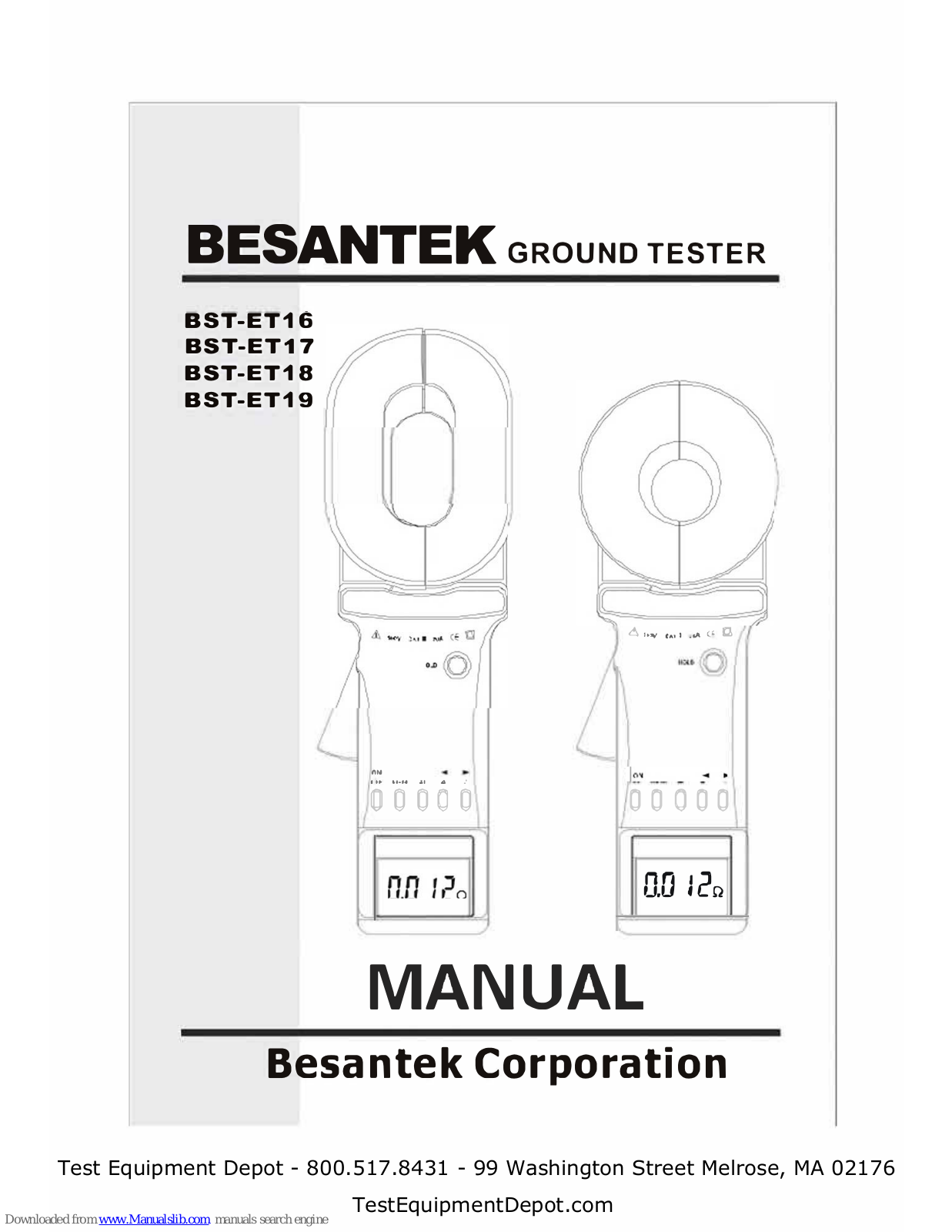 Besantek BST-ET16, BST-ET17, BST-ET19, BST-ET18 User Manual