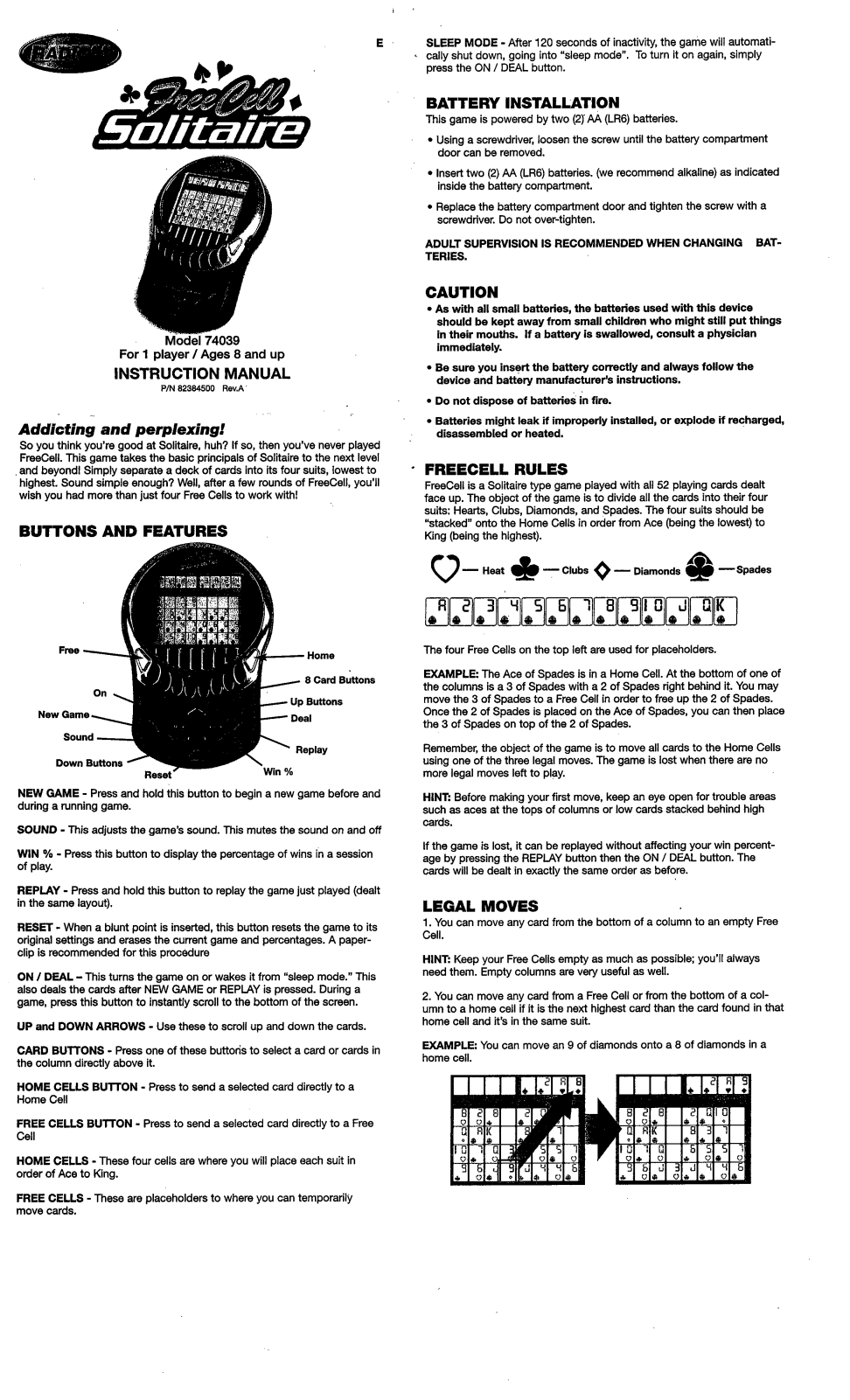 Fisher-Price I4039 Instruction Sheet