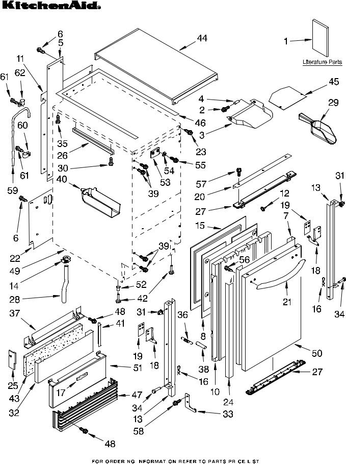 KitchenAid KUIC18PNTS0 Parts List