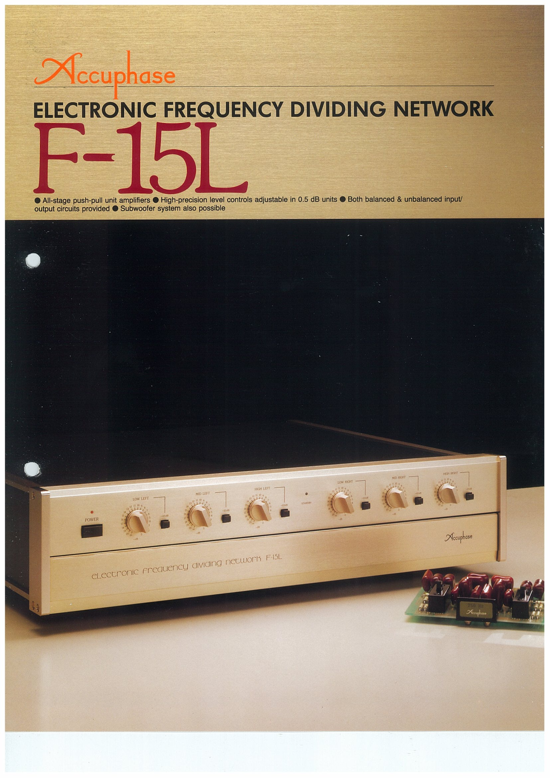 Accuphase F-15-L Brochure