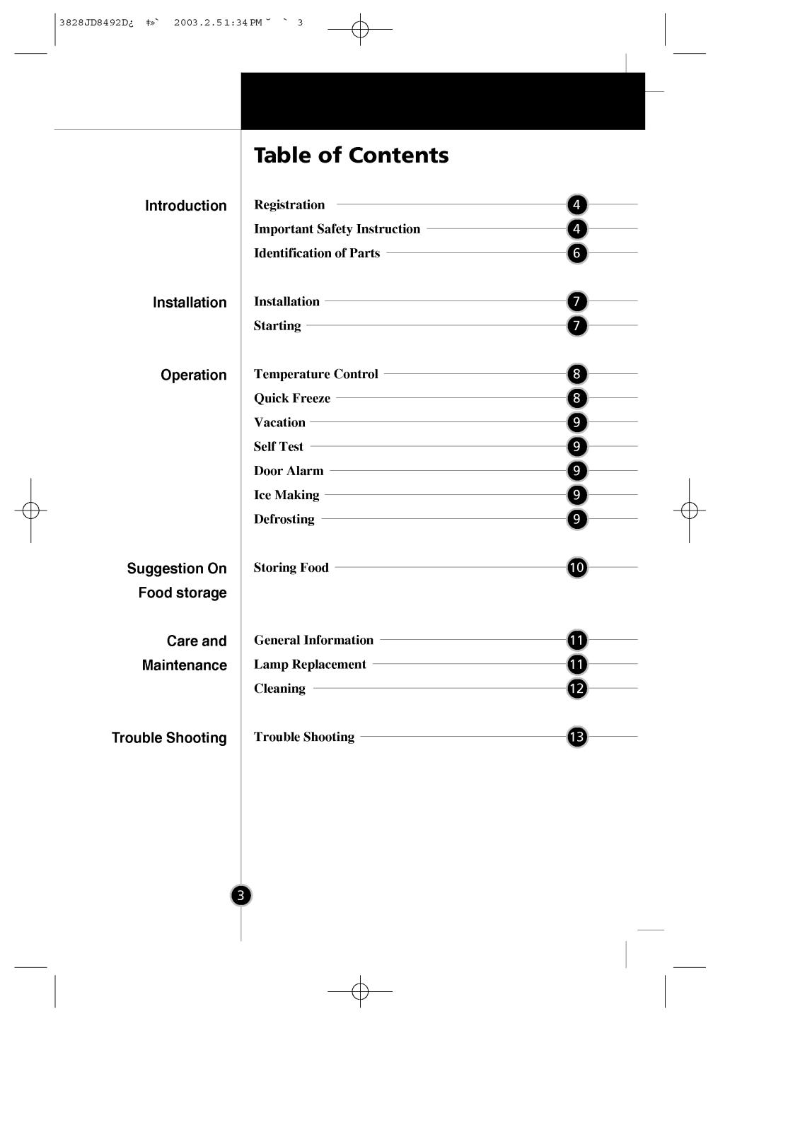 LG WD-P152.GL User Manual