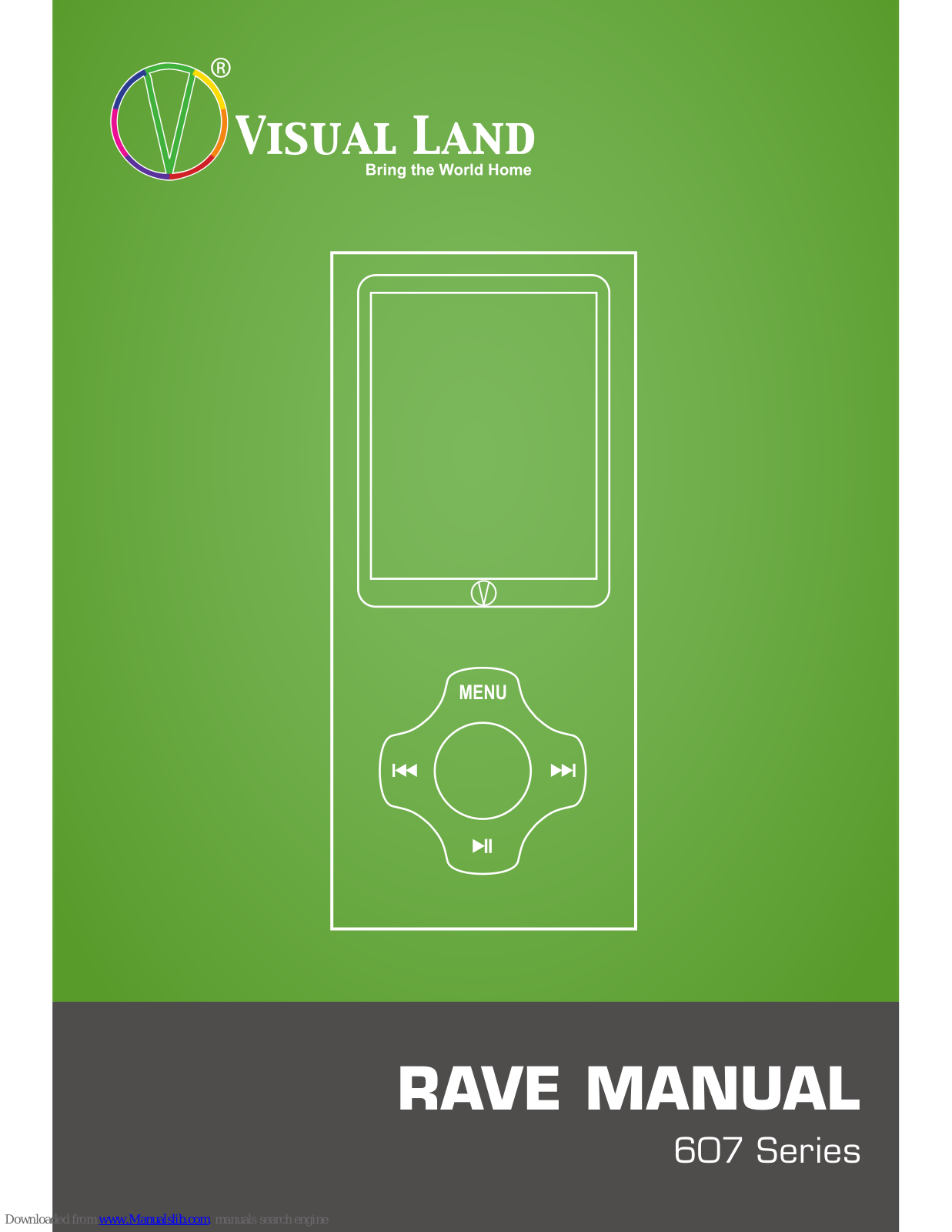 Visual Land 607, VL667 4GB, RAVE 607 Series User Manual