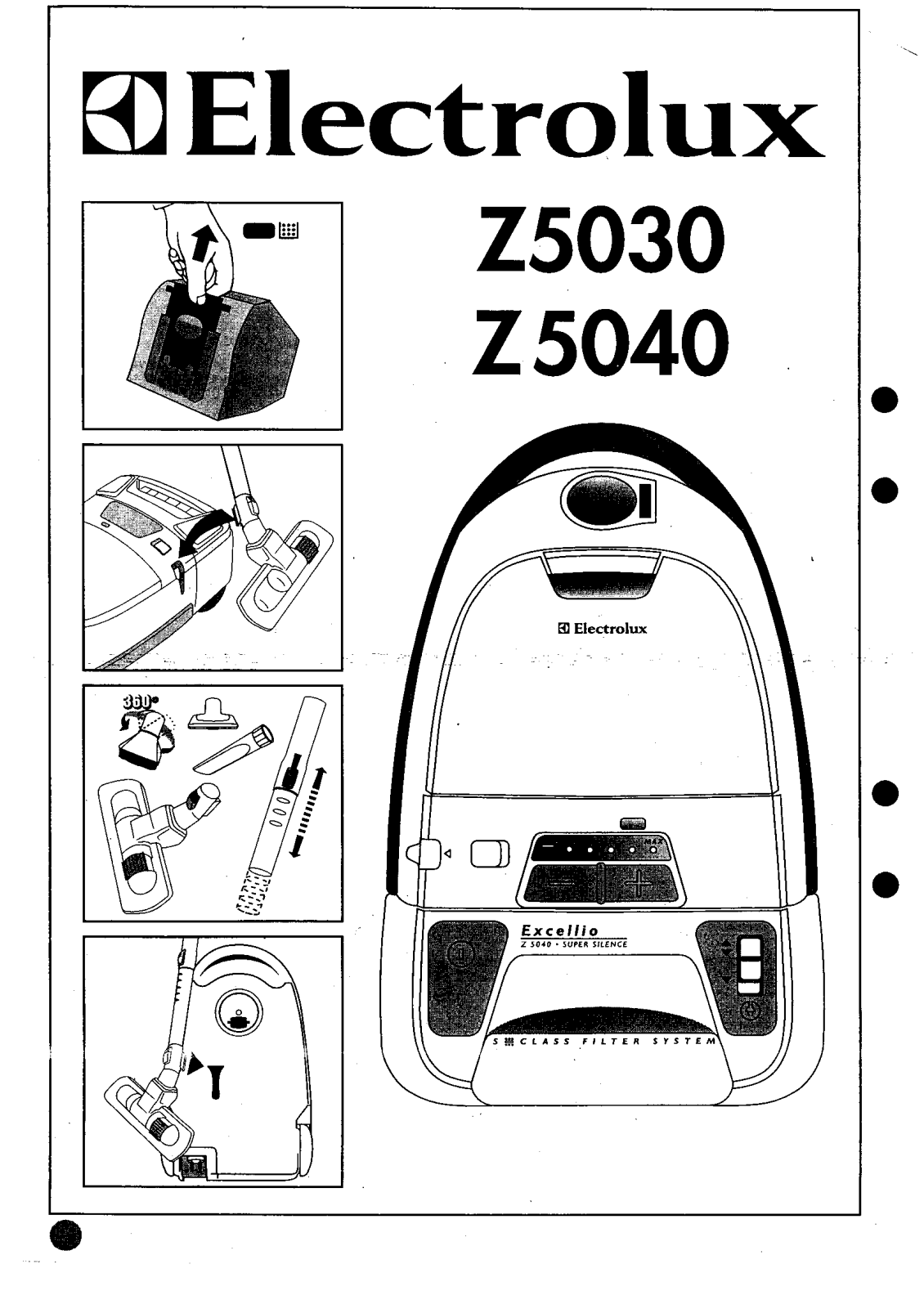 electrolux Z5040, Z5030 User Manual