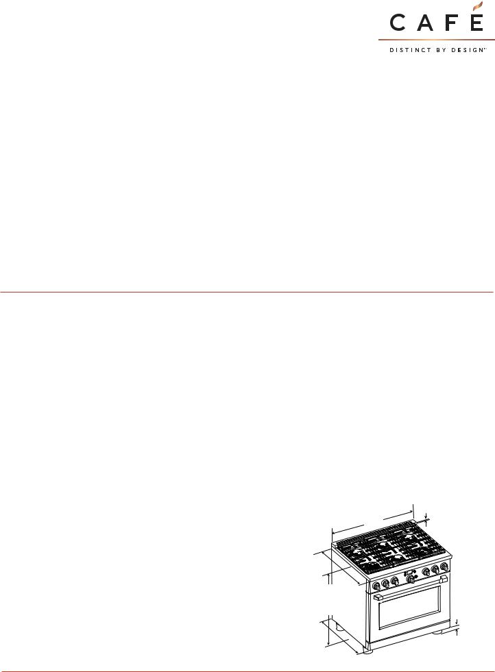 GE C2Y366P2TS1, C2Y366P3TD1, C2Y366P4TW2 Specification Sheet