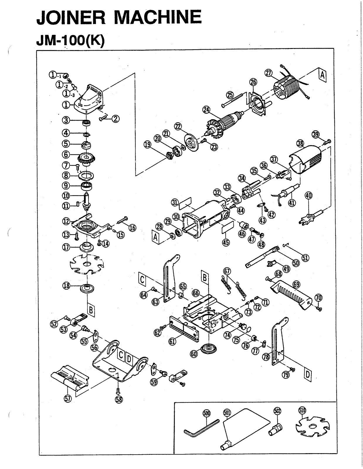 Ryobi JM100(K) User Manual