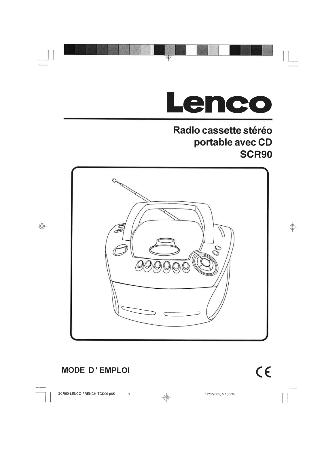 LENCO SCR-90 User Manual