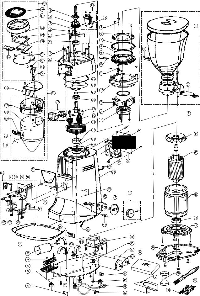 La Marzocco Robur S Parts List