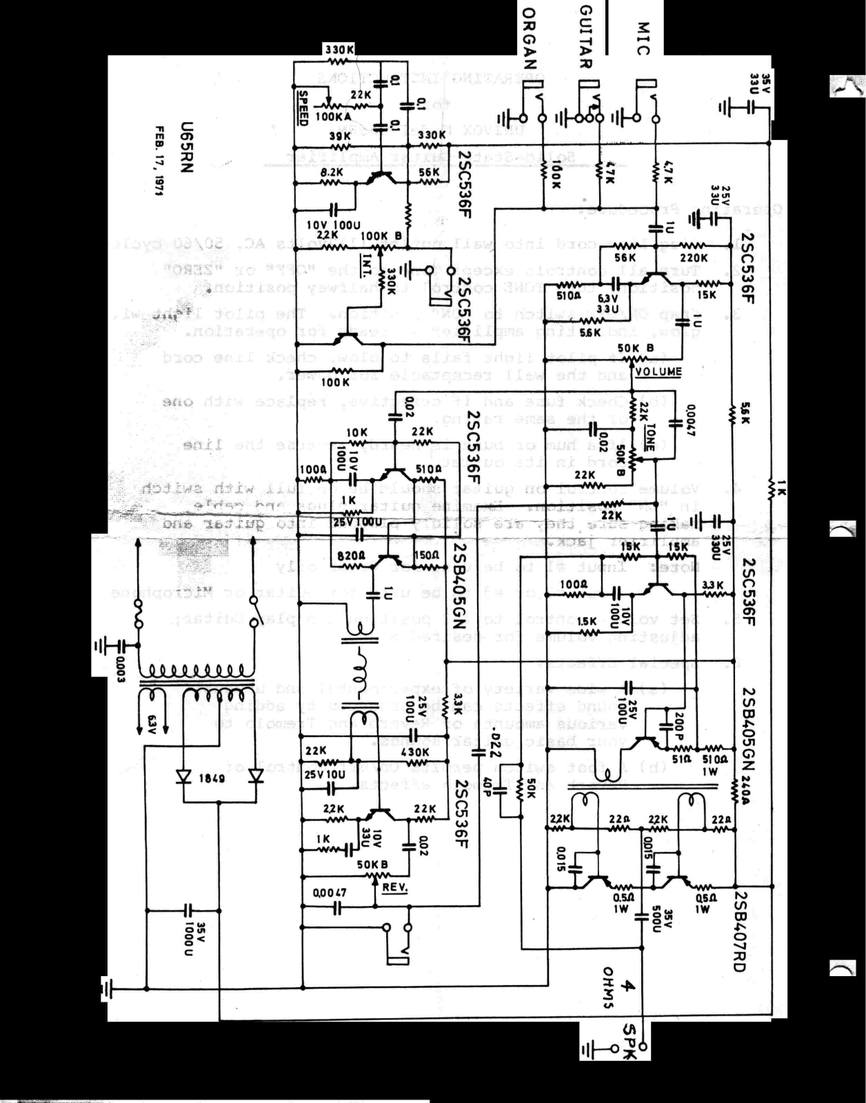 Kent 6605 schematic