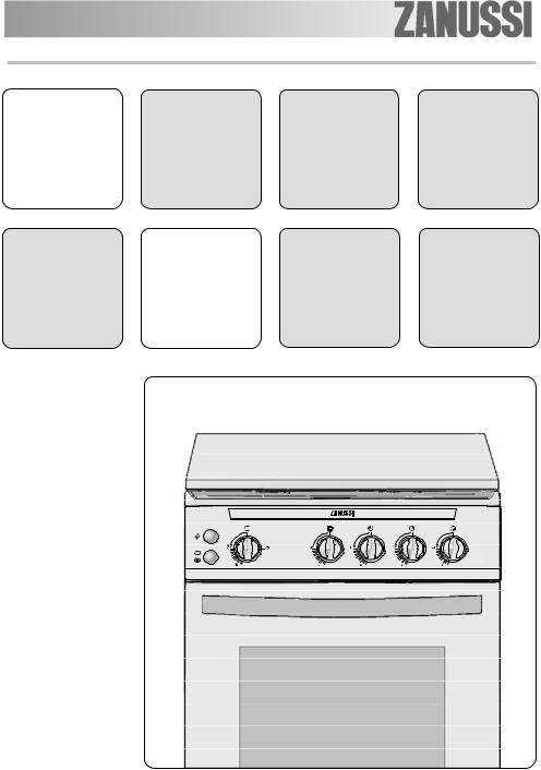 Zanussi ZCG55NGW1 User Manual