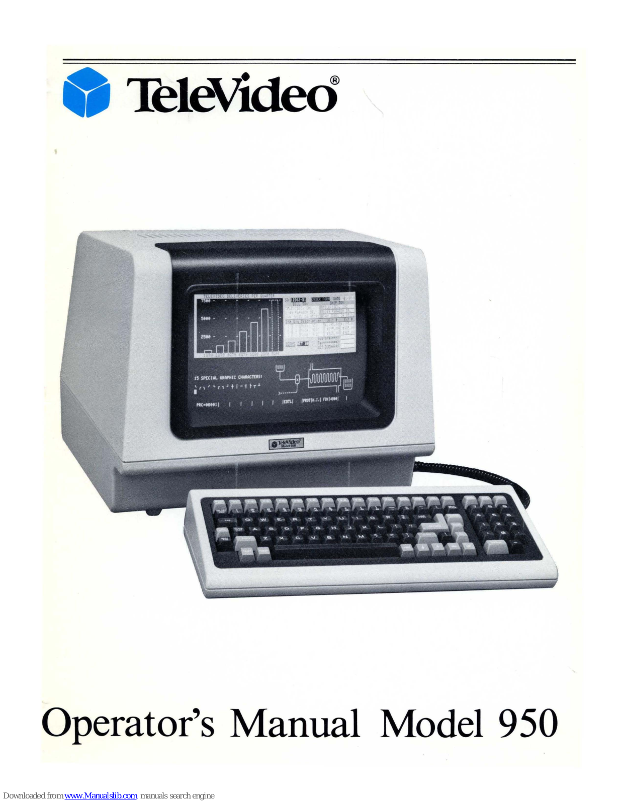 TeleVideo 950 Operator's Manual - ManualMachine.com