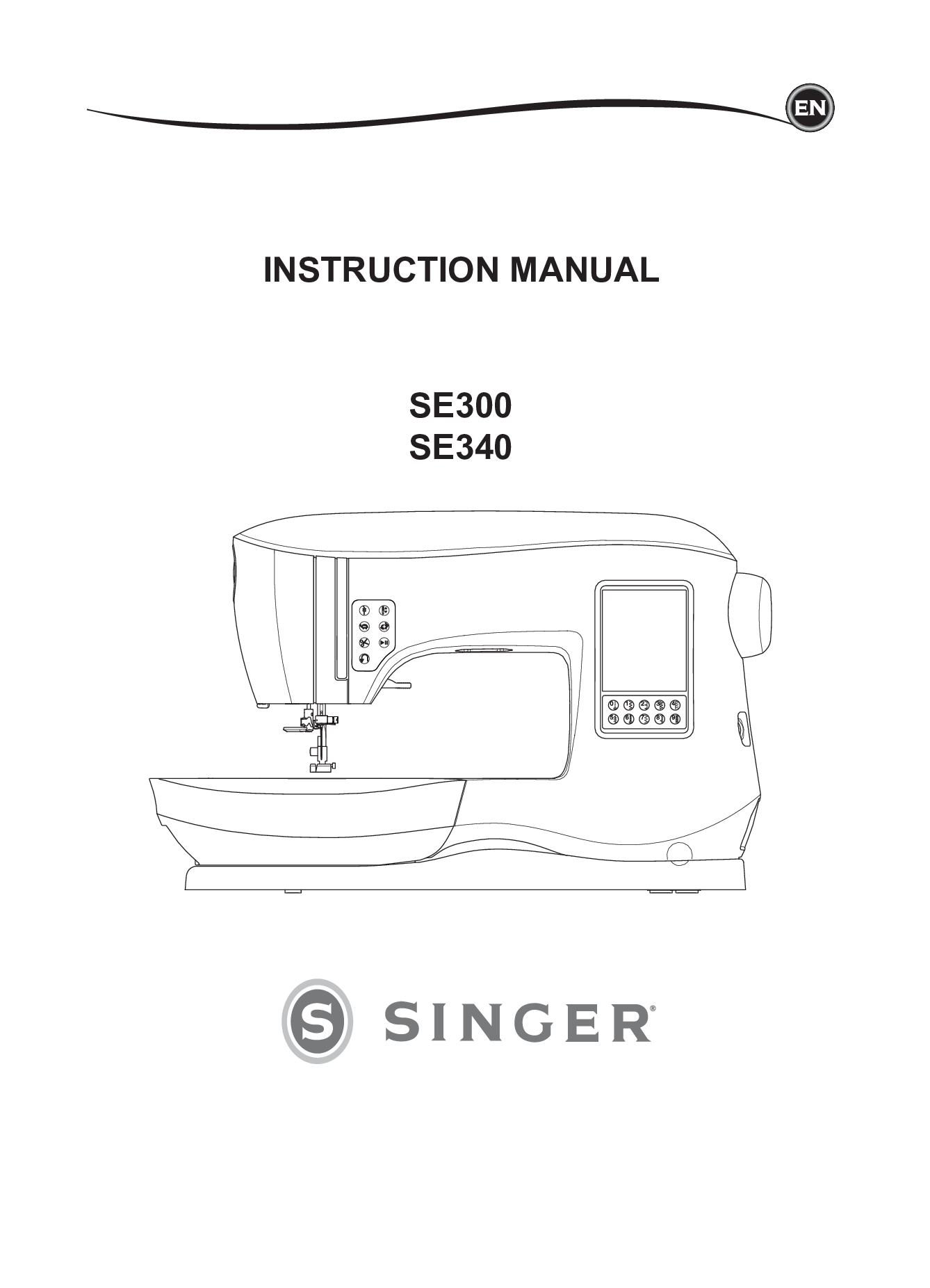 Singer SE300, SE340 Instruction Manual