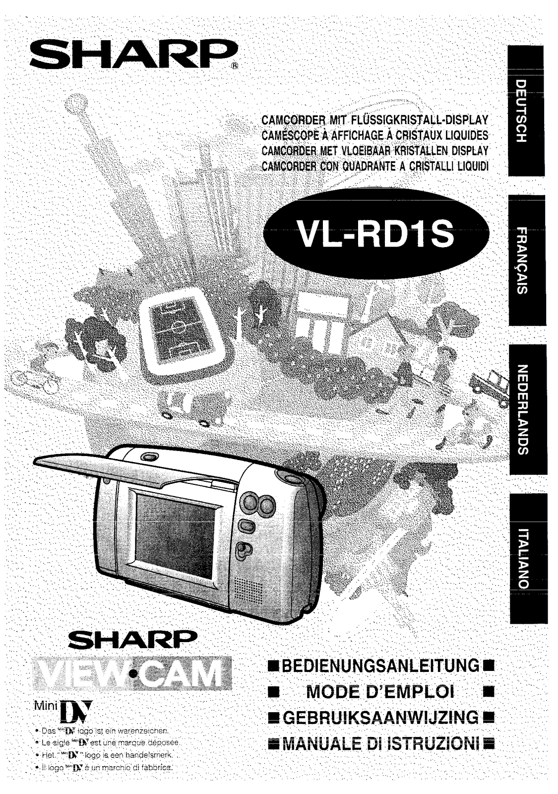 Sharp VLRD1S User Manual