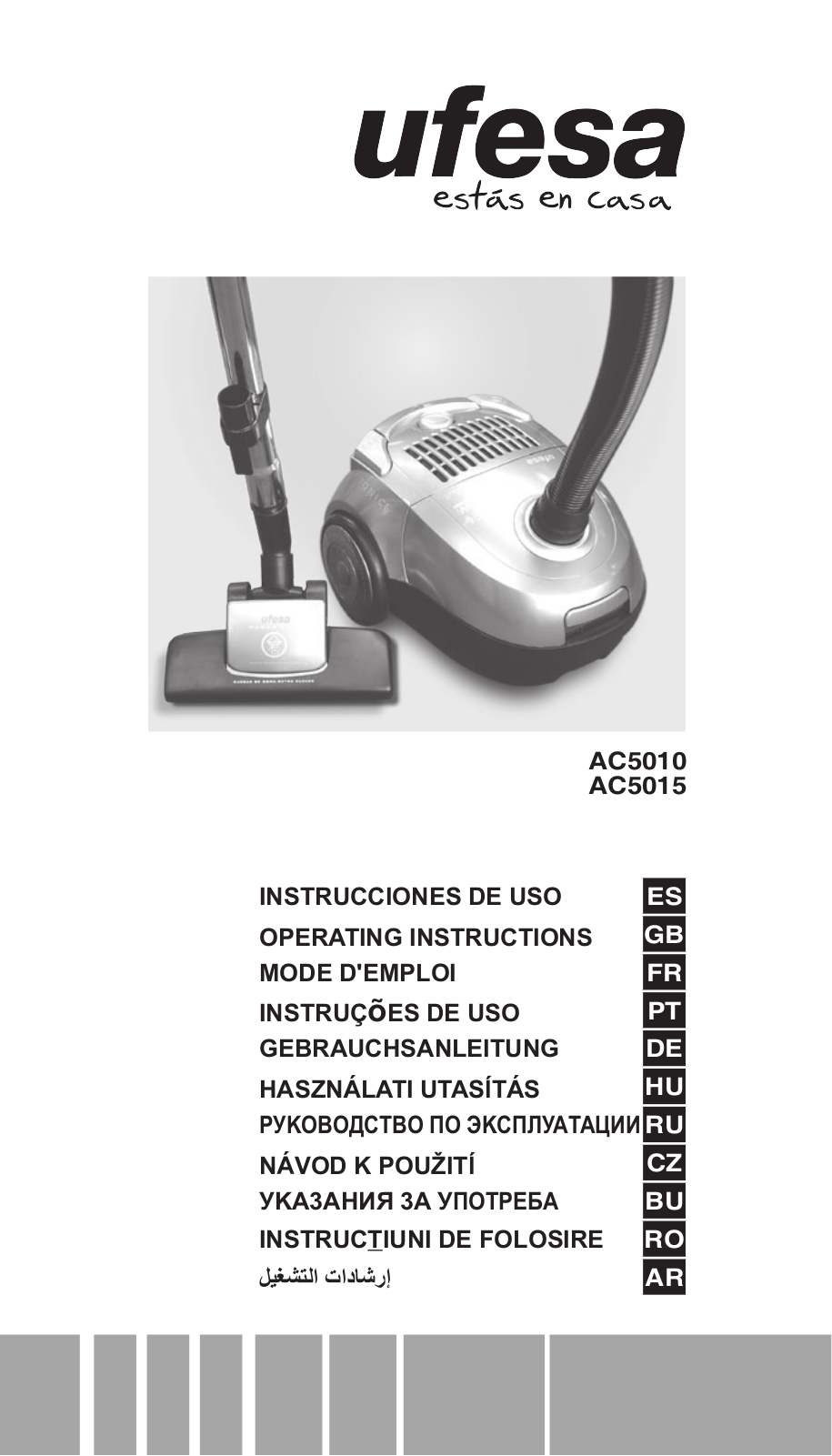 Ufesa AC5015, AC5010 User Manual