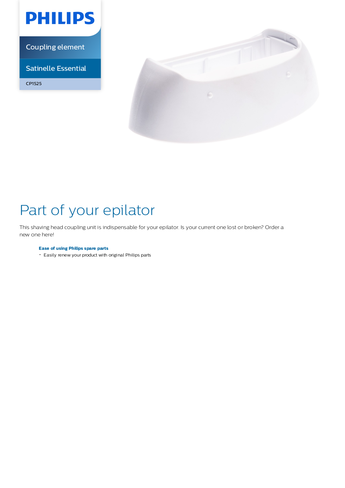 Philips CP1525/01 leaflet - ManualMachine.com
