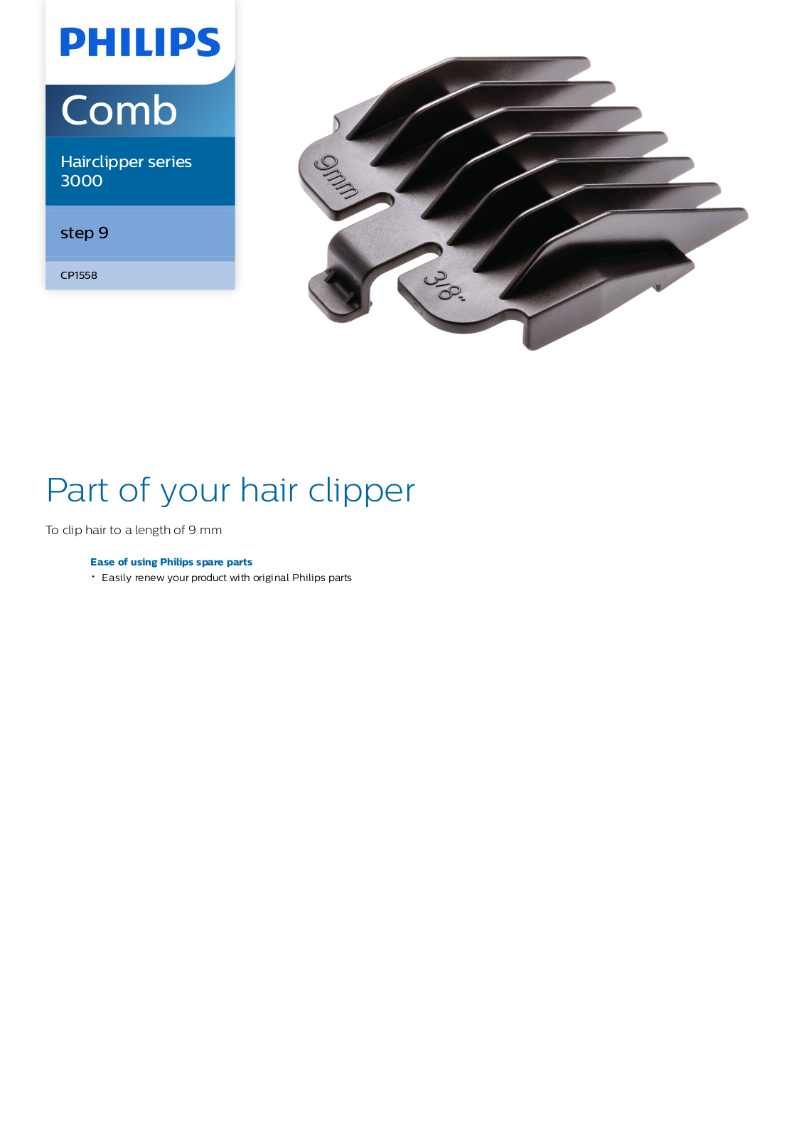 Philips CP1558/01 leaflet - ManualMachine.com