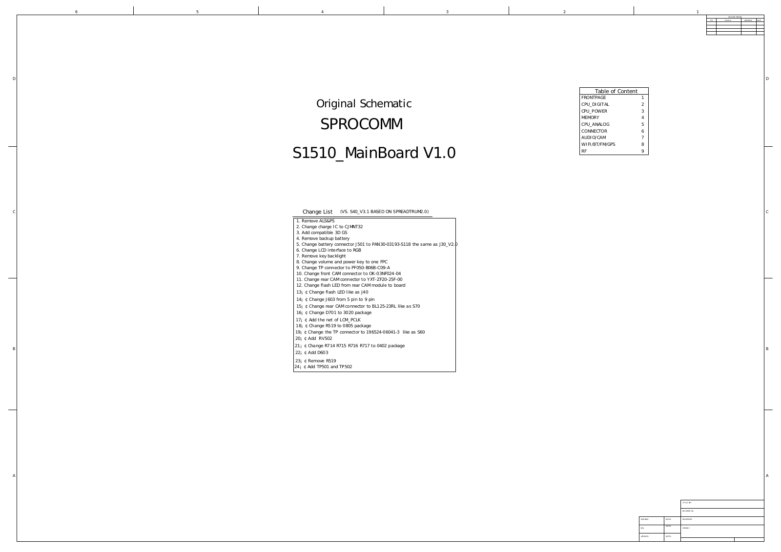 Fly FS401 Schematic