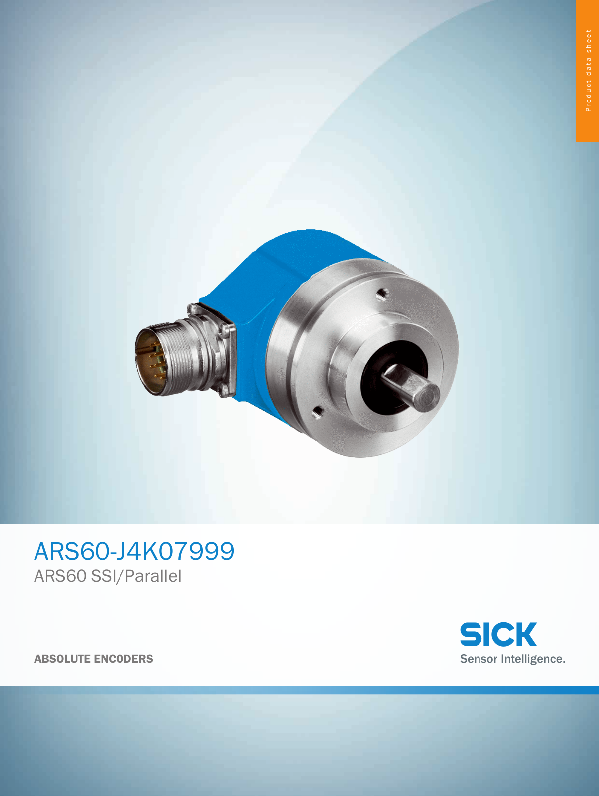 Sick ARS60-J4K07999 Data Sheet