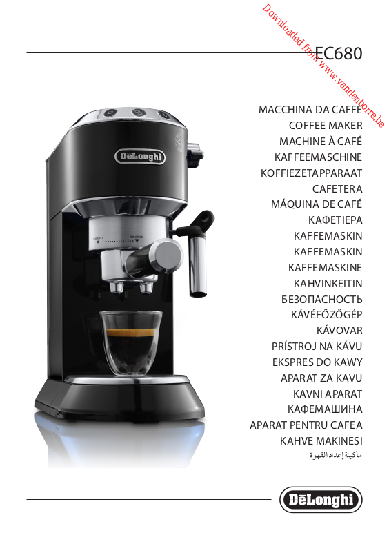 DELONGHI EC685BK User Manual