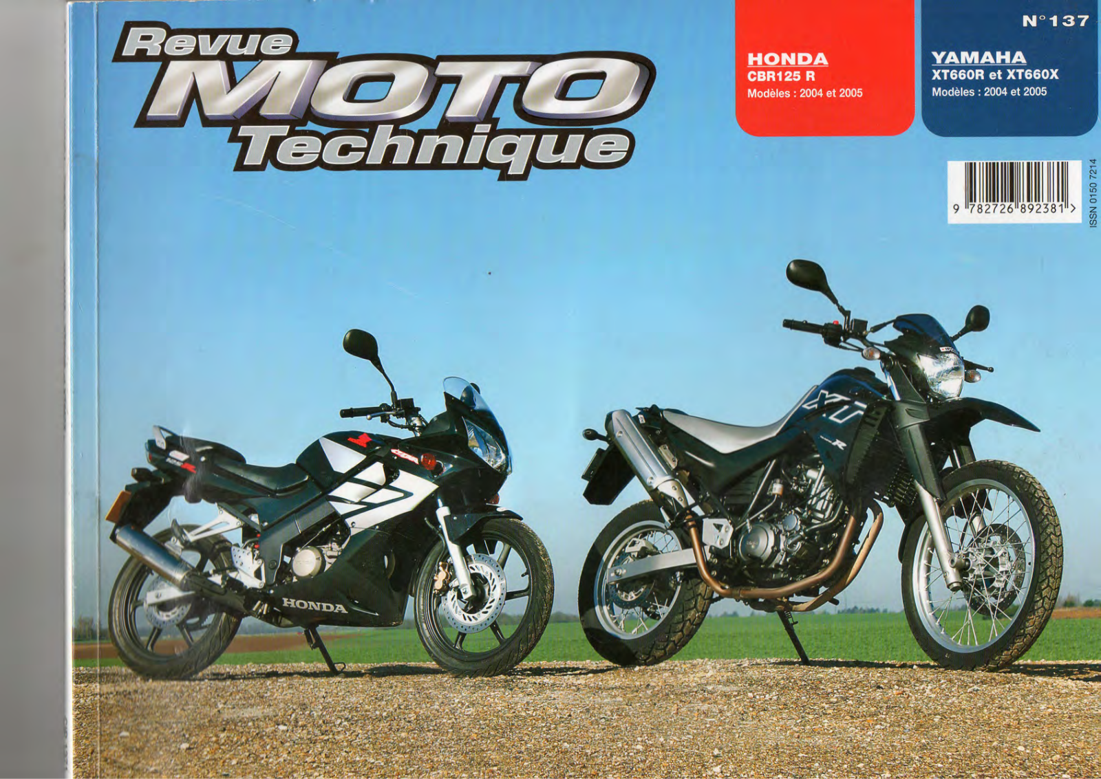 HONDA CBR 125 R User Manual