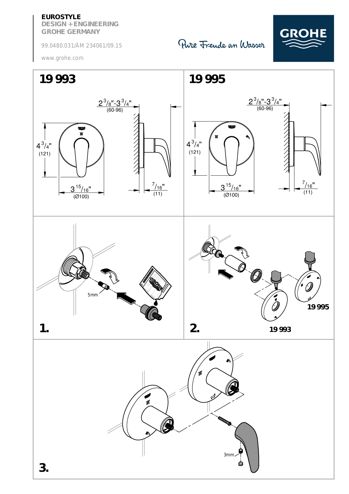 GROHE GRH5319 Installation - ManualMachine.com