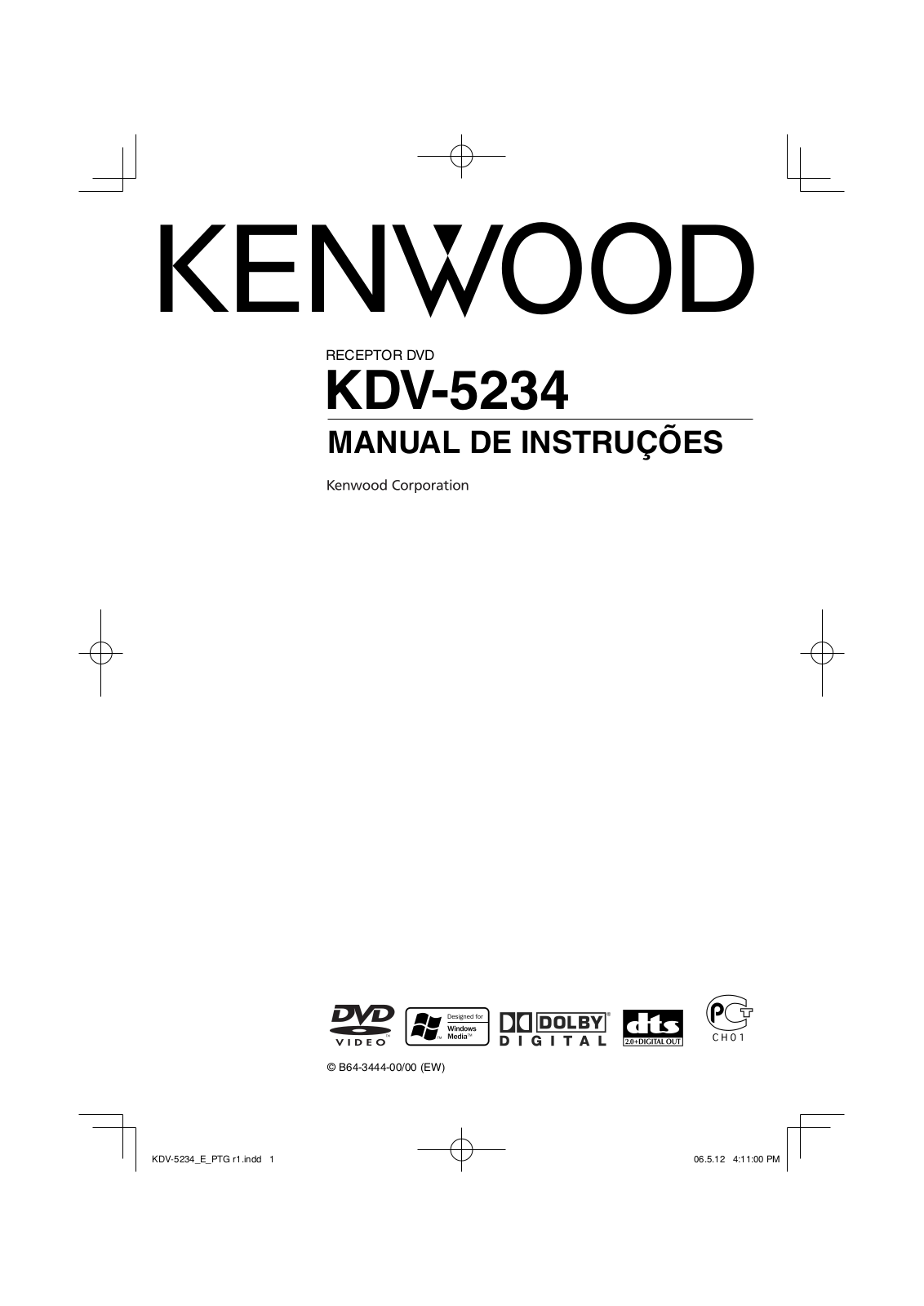 Kenwood KDV-5234 User Manual