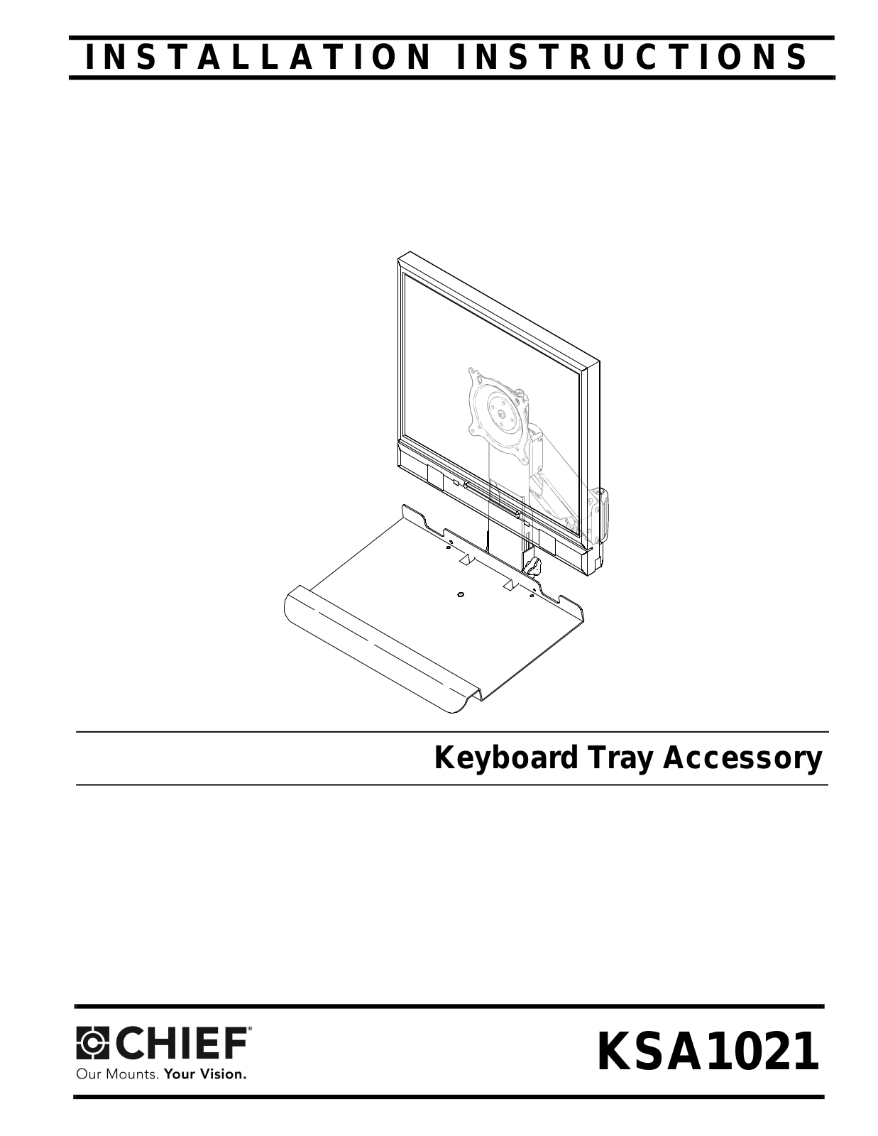 CHIEF KSA1021 User Manual