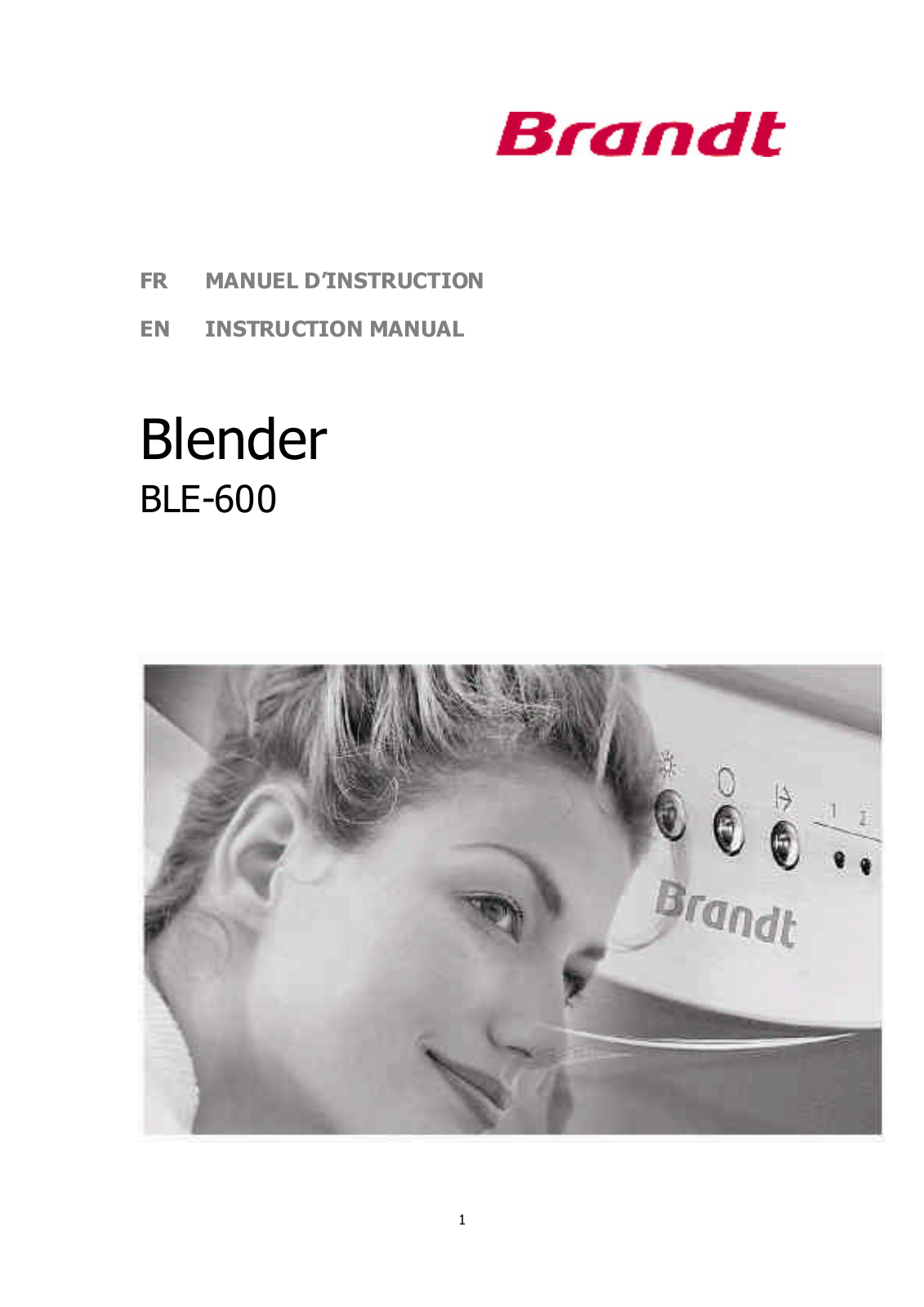 Brandt BLE-600 User Manual