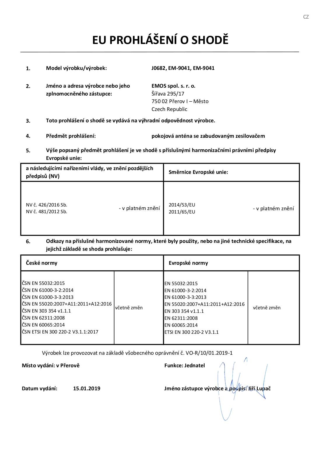 EMOS J0682, EM-9041 User Manual