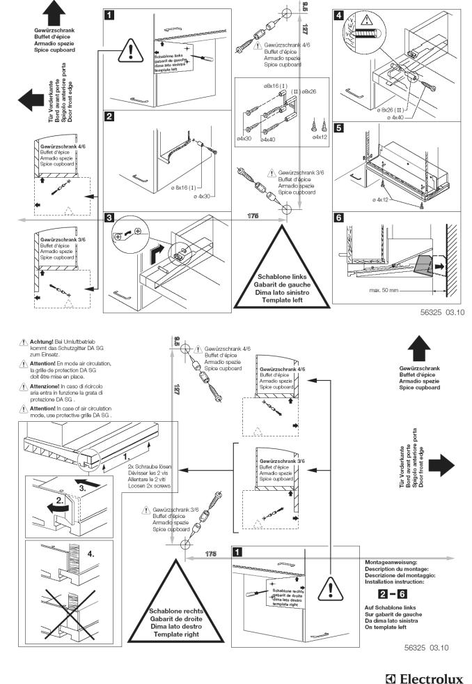 ELECTROLUX DA GL55Z, DA GL60Z User Manual