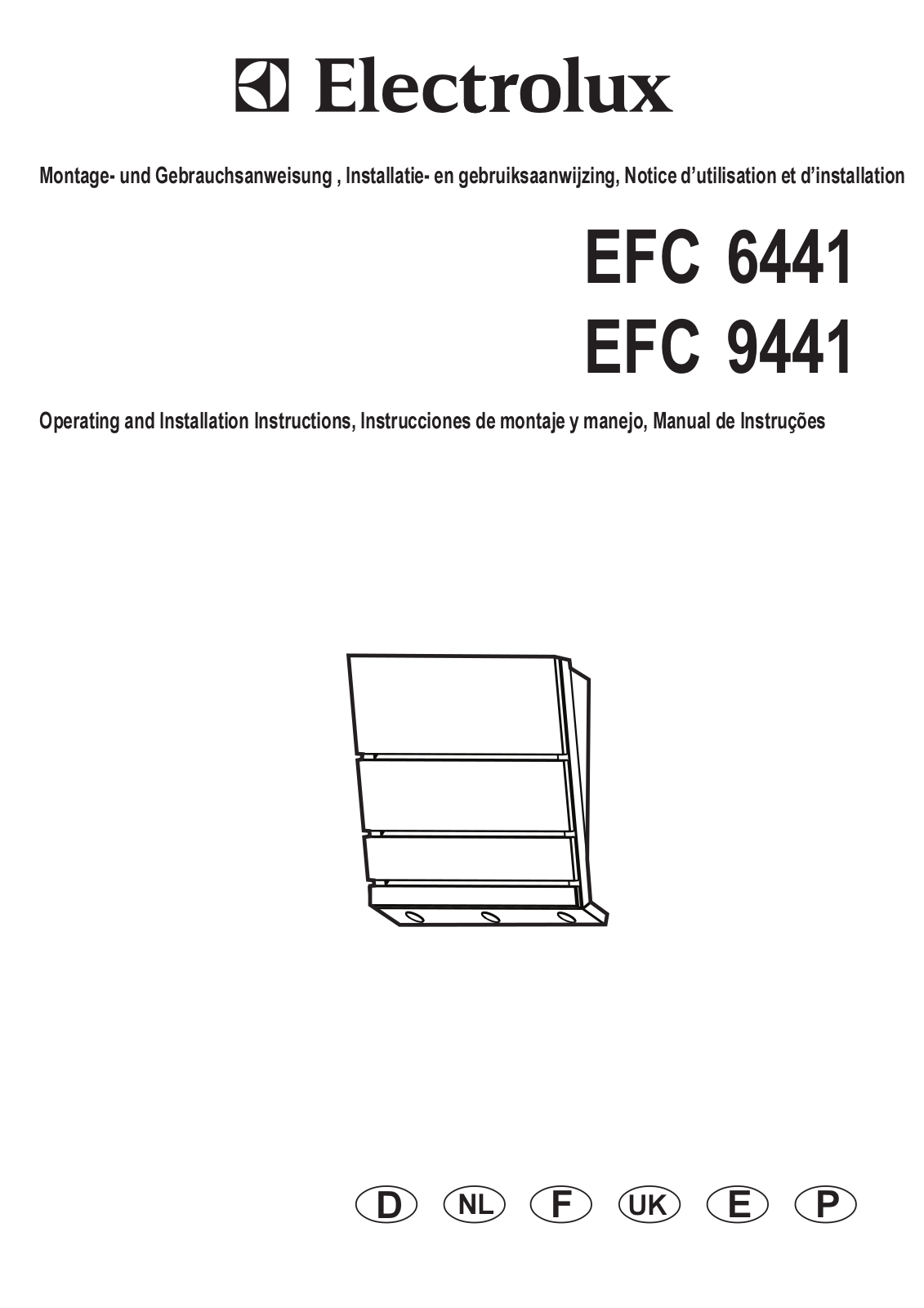 electrolux EFC9441, EFC6441 User Manual