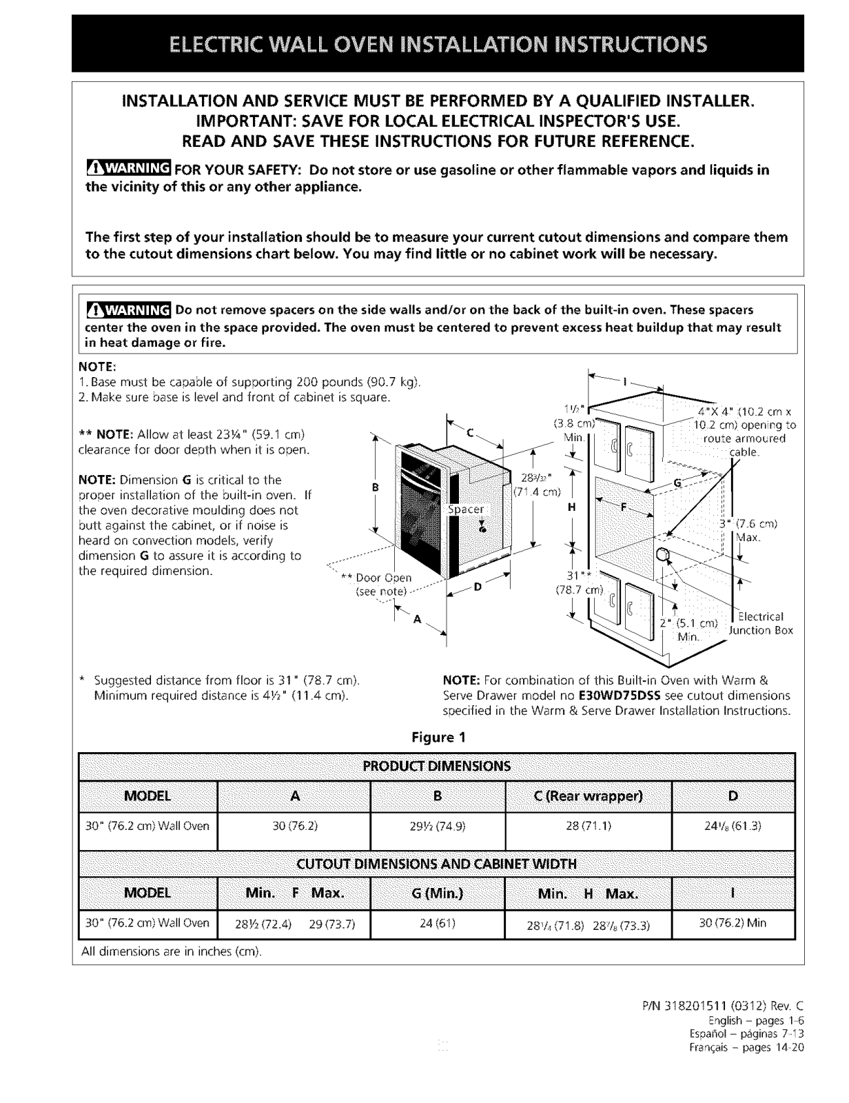 Electrolux E30EW75DSS1 Installation Guide - ManualMachine.com