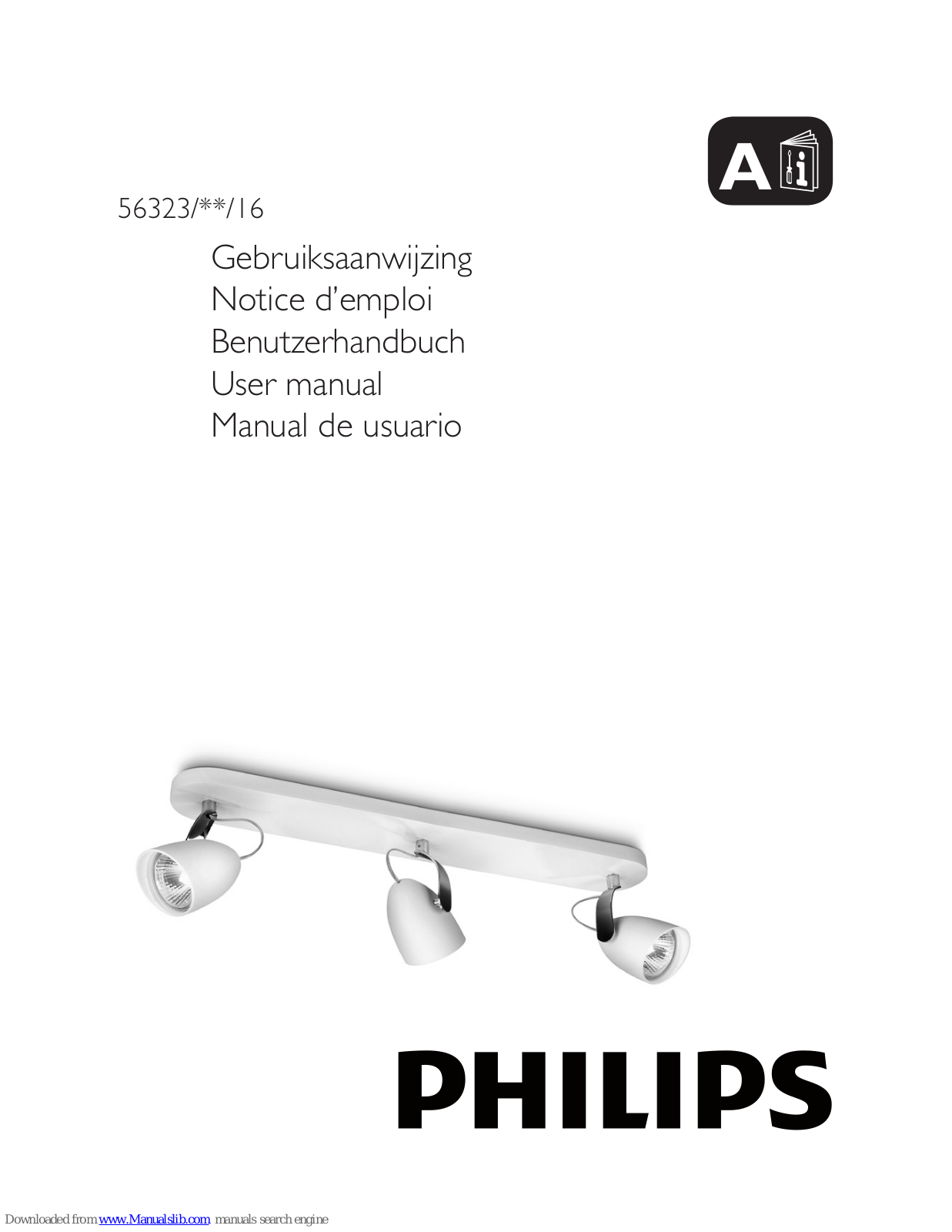 Philips 56323-31-16, 56323/**/16 User Manual