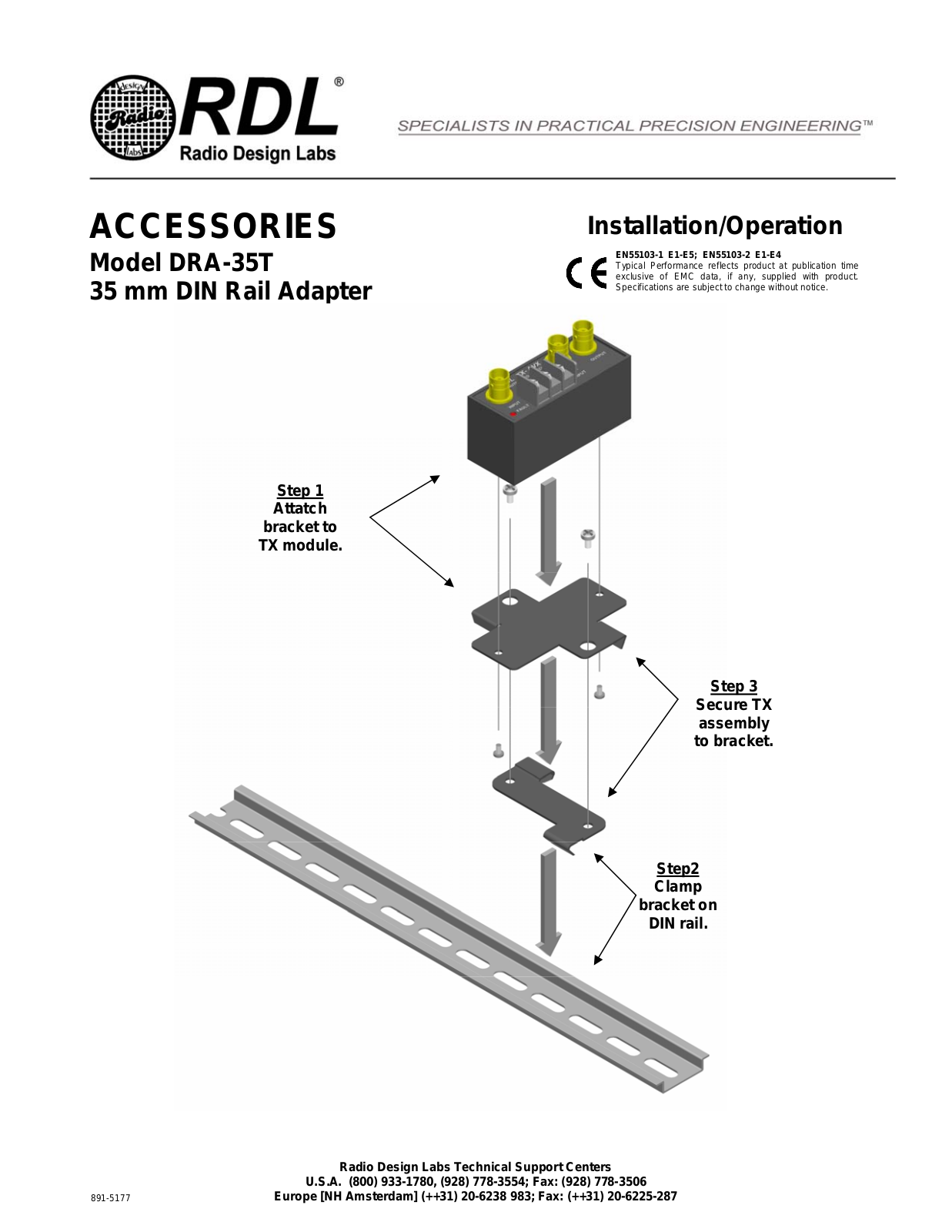 RDL DRA-35T Datasheet