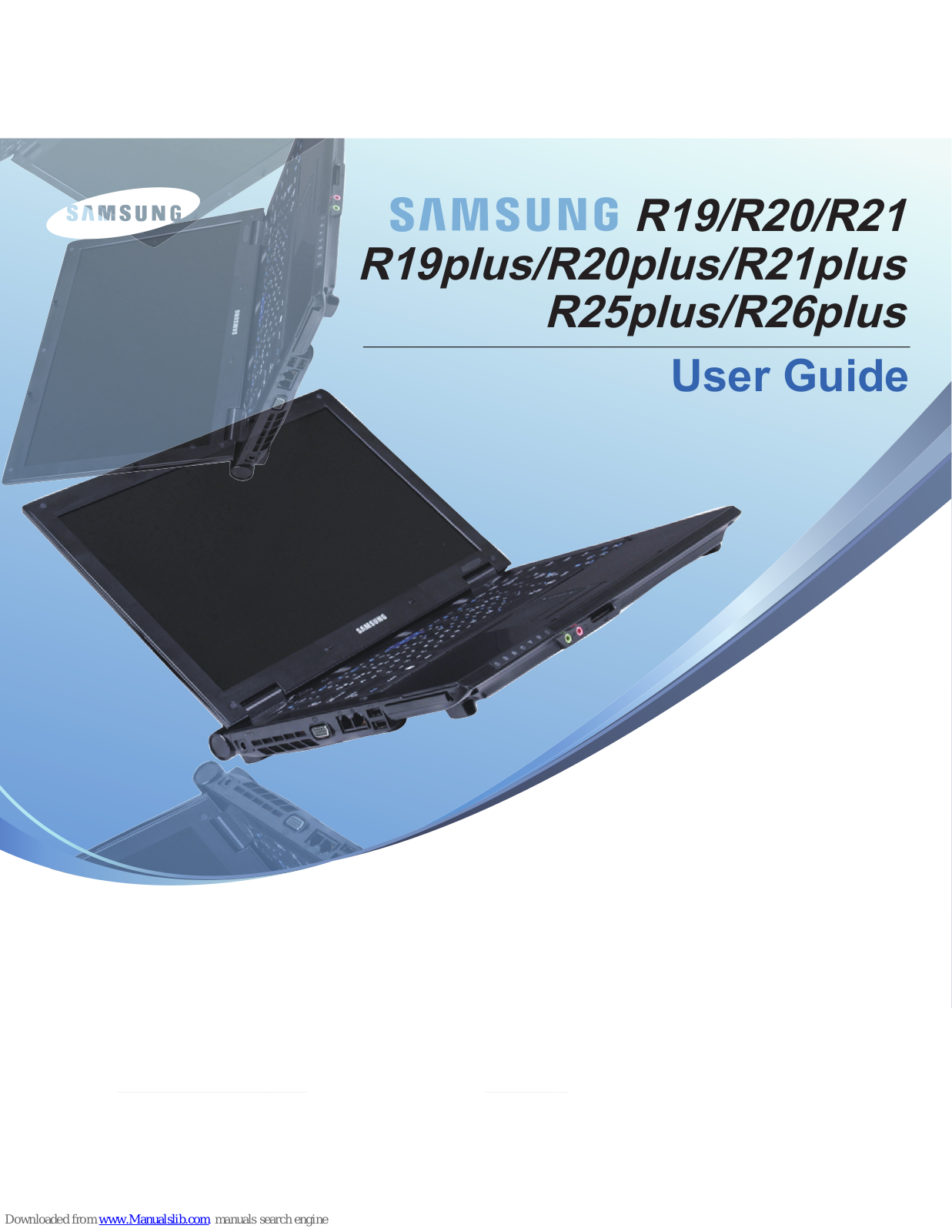 Samsung R21, R21plus, R25plus, R26plus, R19plus User Manual