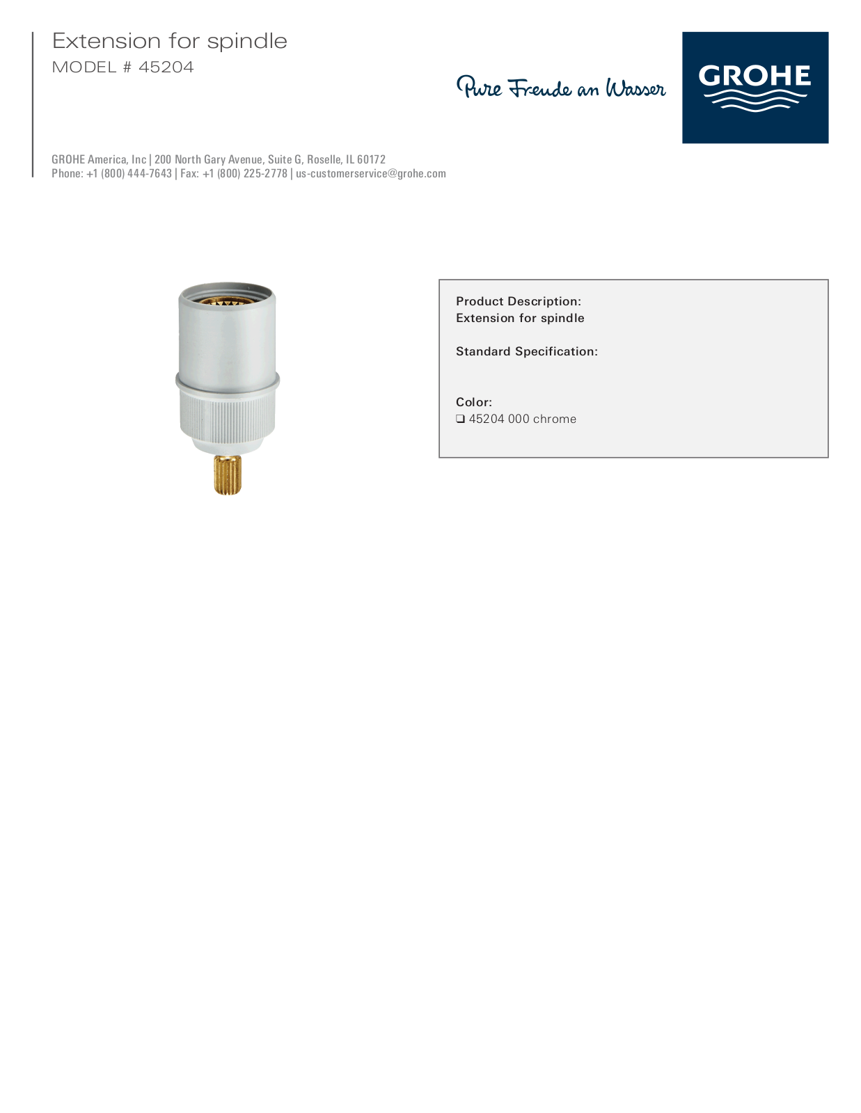 GROHE GRH1390 Specifications - ManualMachine.com