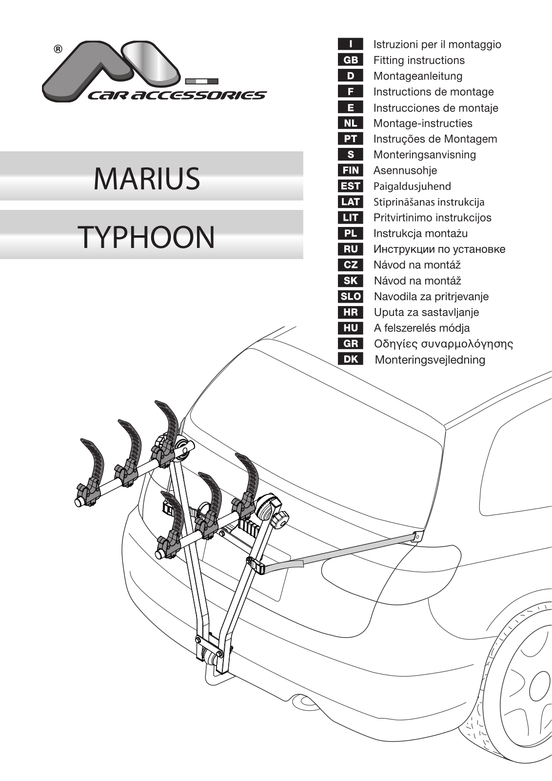 F.LLI Menabo Marius, Typhoon User Manual