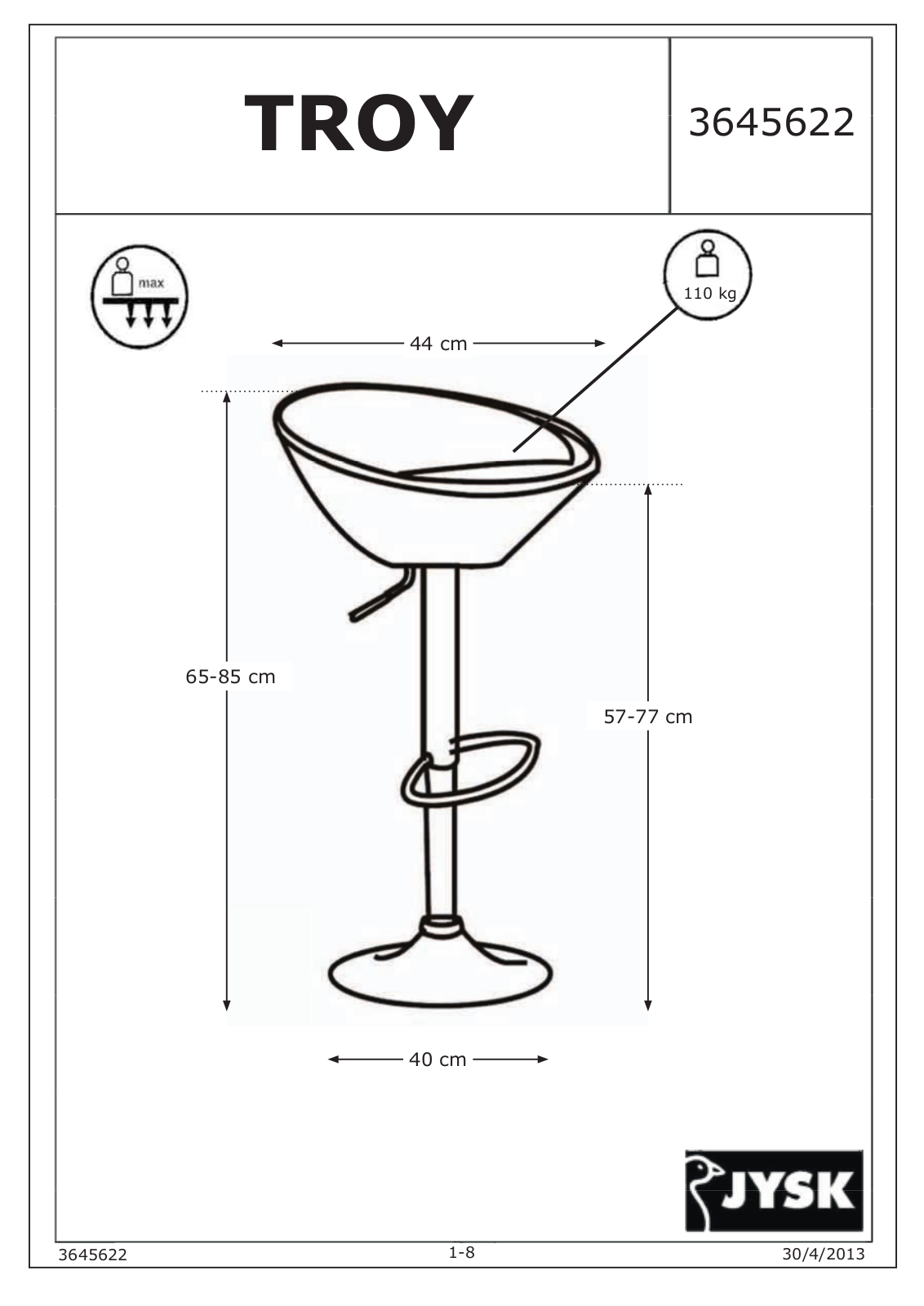 JYSK Troy User Manual