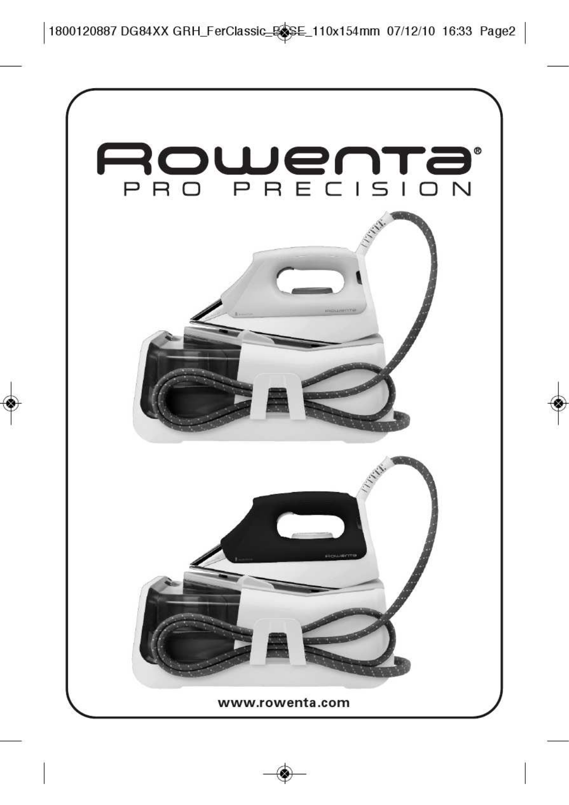 Rowenta DG8415, DG8411, DG8409 User manual