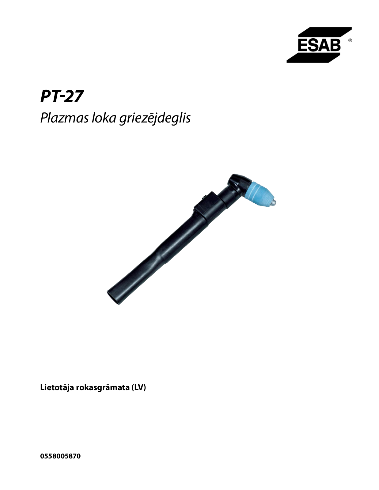 ESAB PT-27 Instruction manual