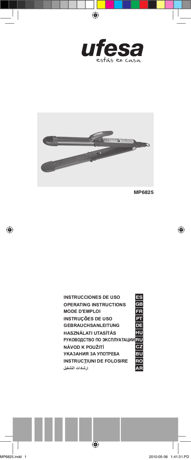 Ufesa MP6825 User Manual